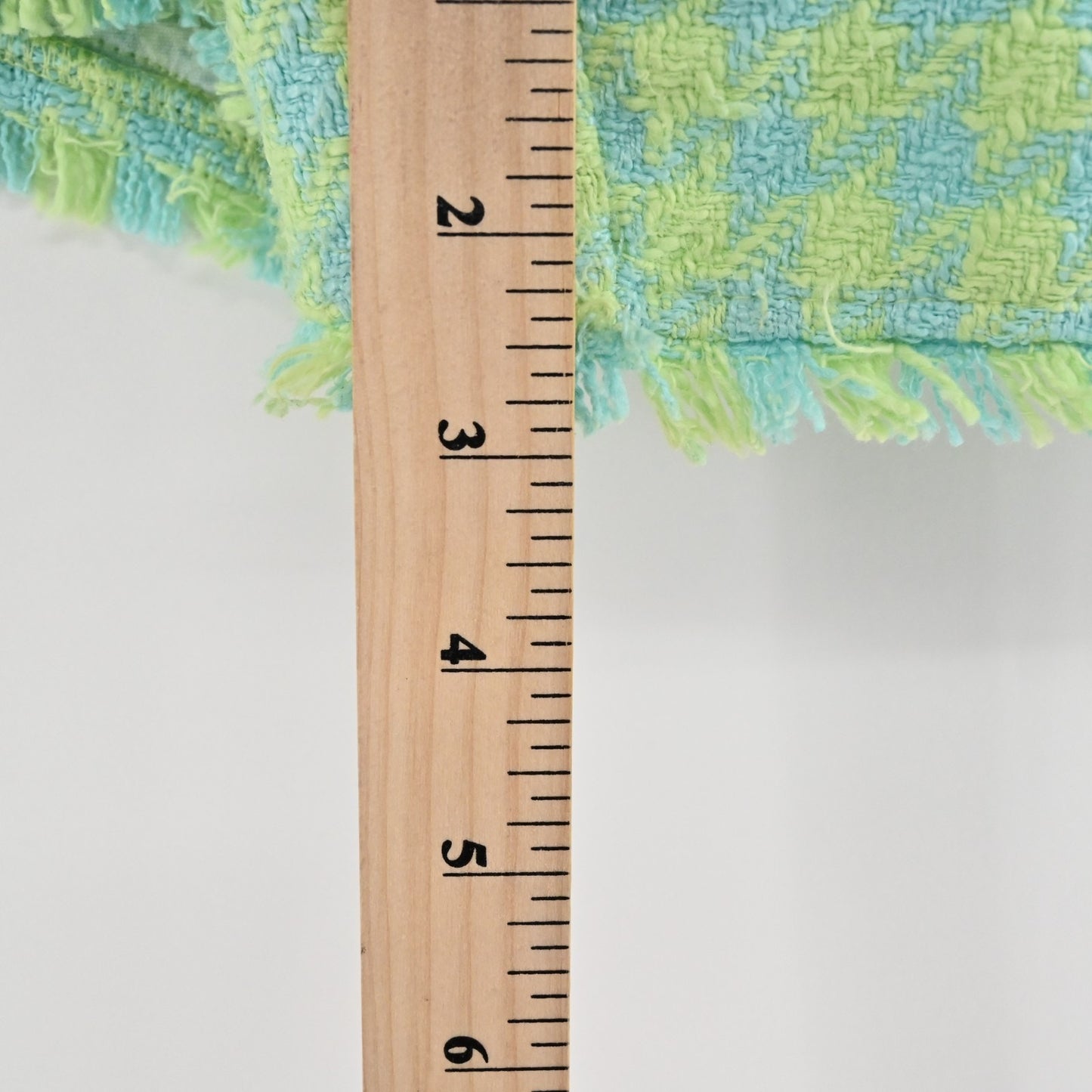 Zara Womens Houndstooth Tweed Frayed Shorts Size S Blue Green High Rise Casual