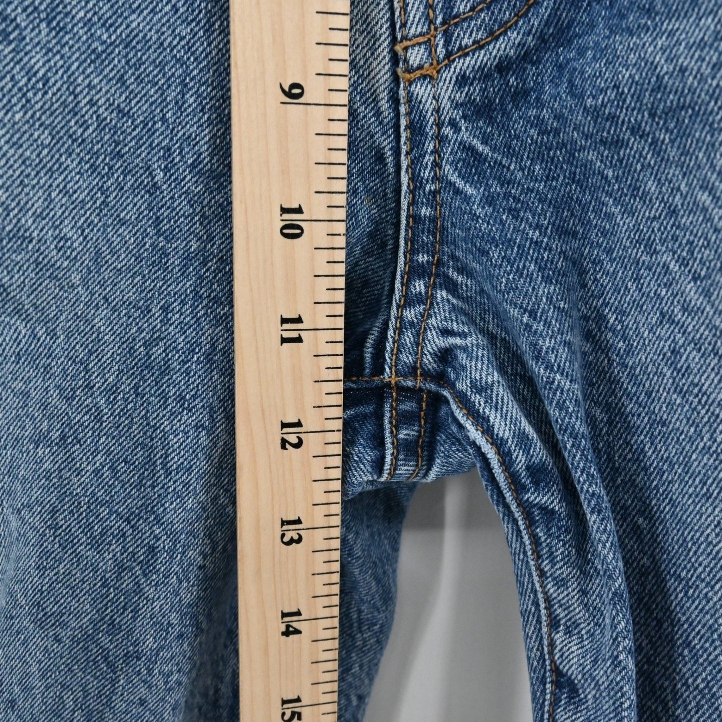 REVICE Womens Button Fly Jeans Size 29 Distressed Denim Festival High Rise Retro