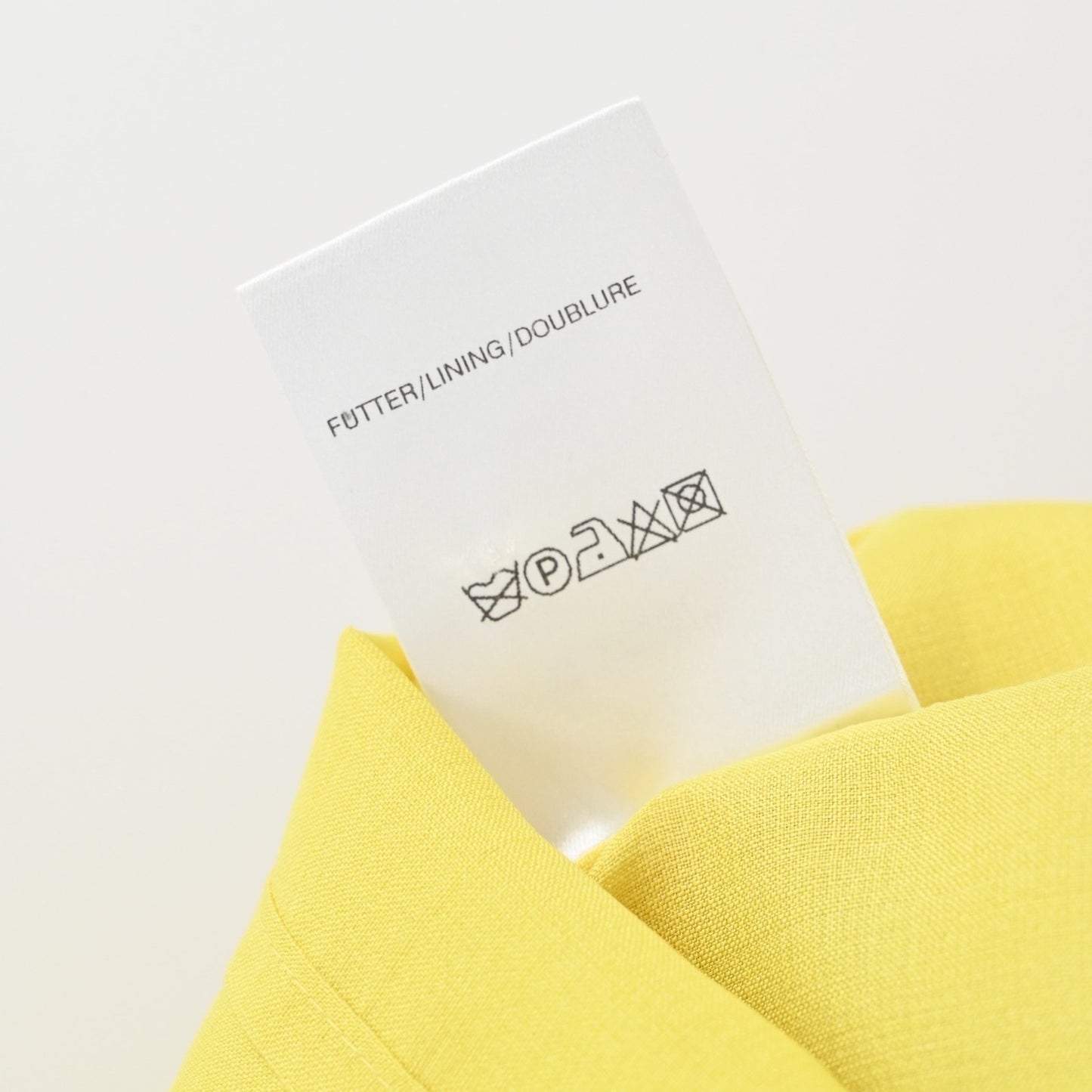 LOUIS FERAUD Womens Silk Top Size XL Yellow Sleeveless Casual Neck Detail Blouse