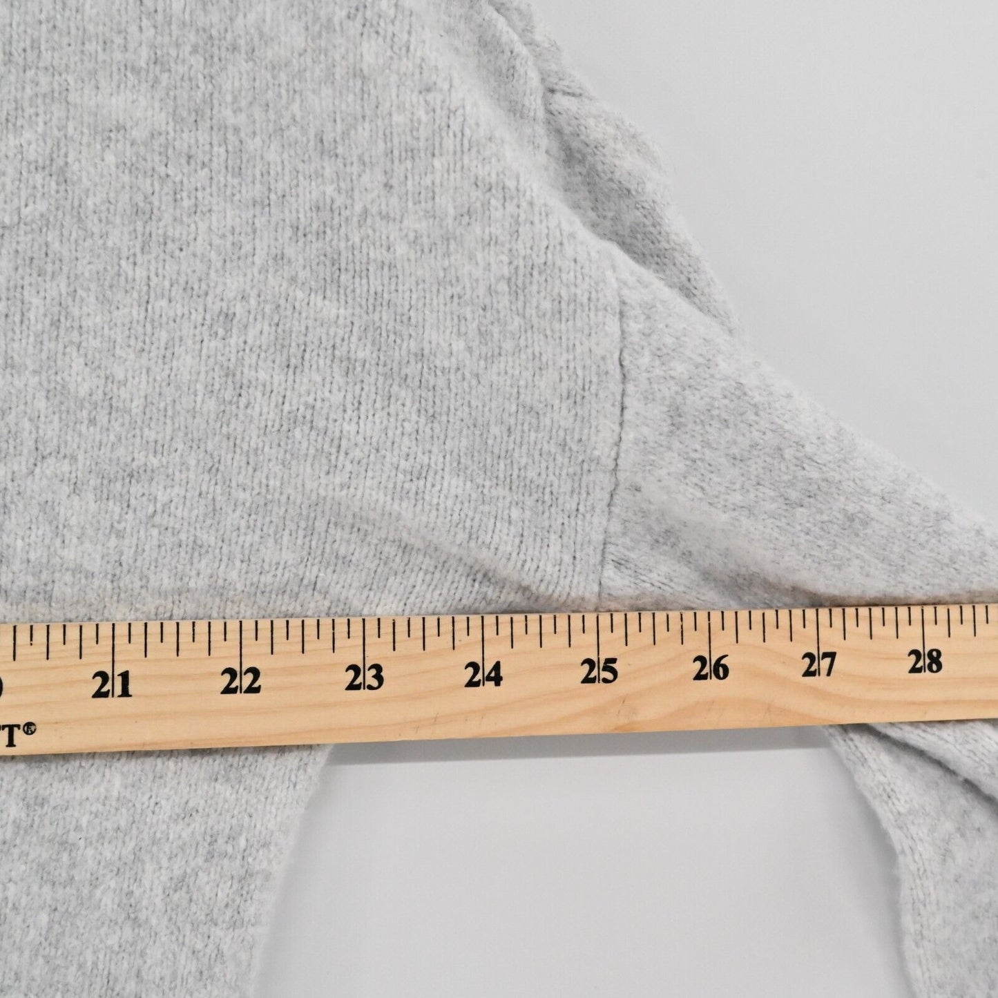ABERCROMBIE FITCH Sweater Womens XS Grey Classic Mock Neck Knit Cozy Capsule