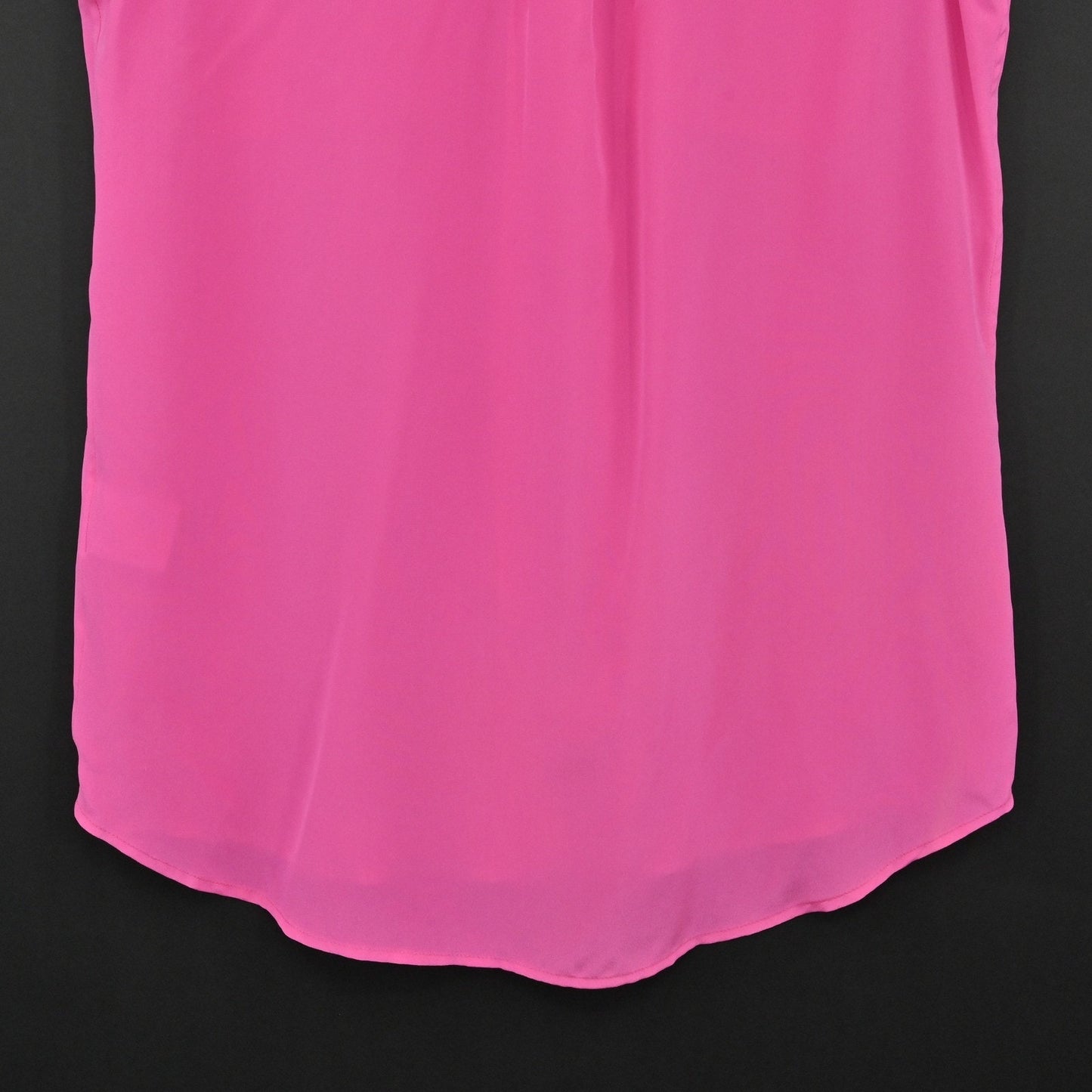 Equipment Womens Pink Silk Sleeveless Top Size S Bright Button Dopamine Elegant