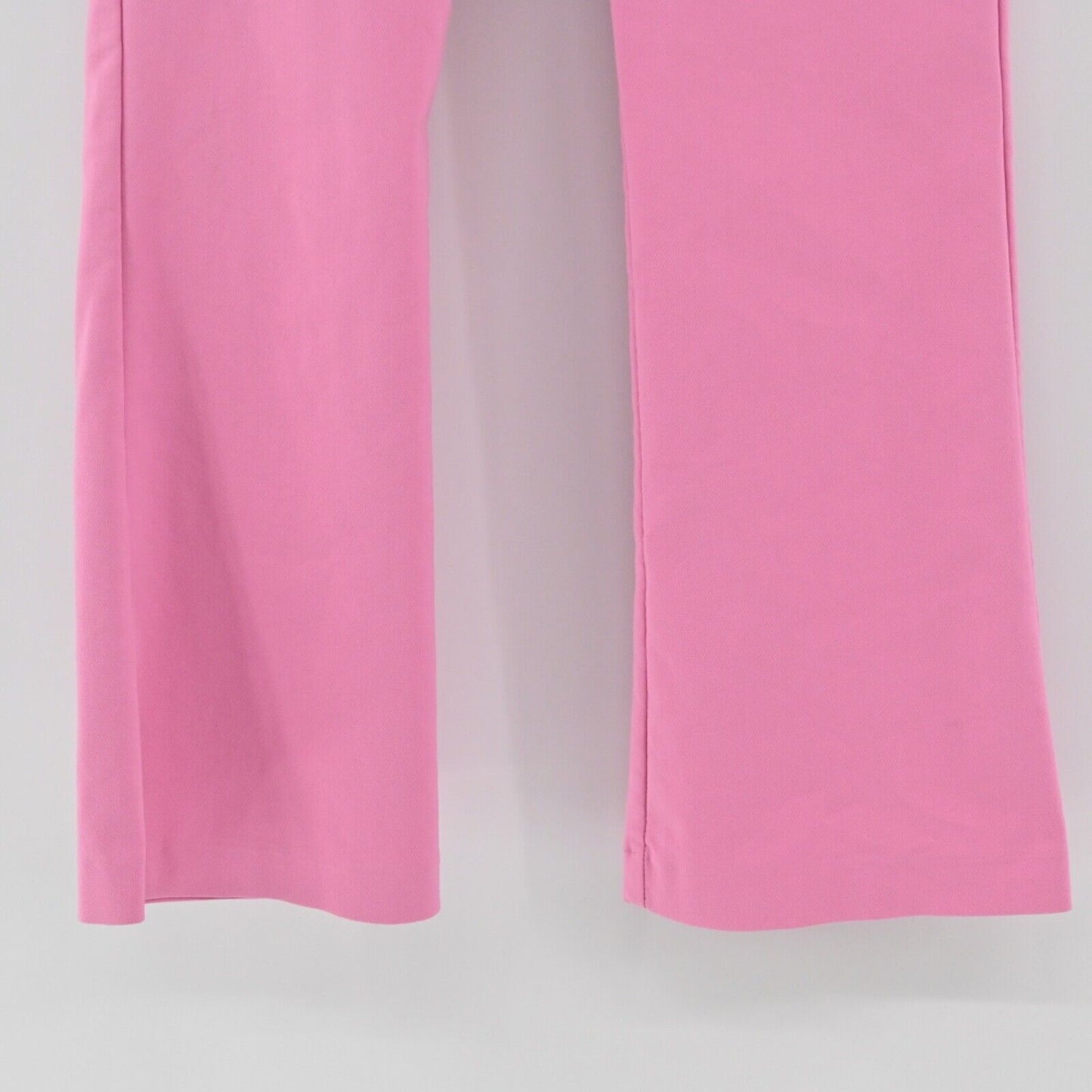 ZARA Pants Womens Sz XS Pink Flare Dress Mid Rise Retro Barbiecore Office Career