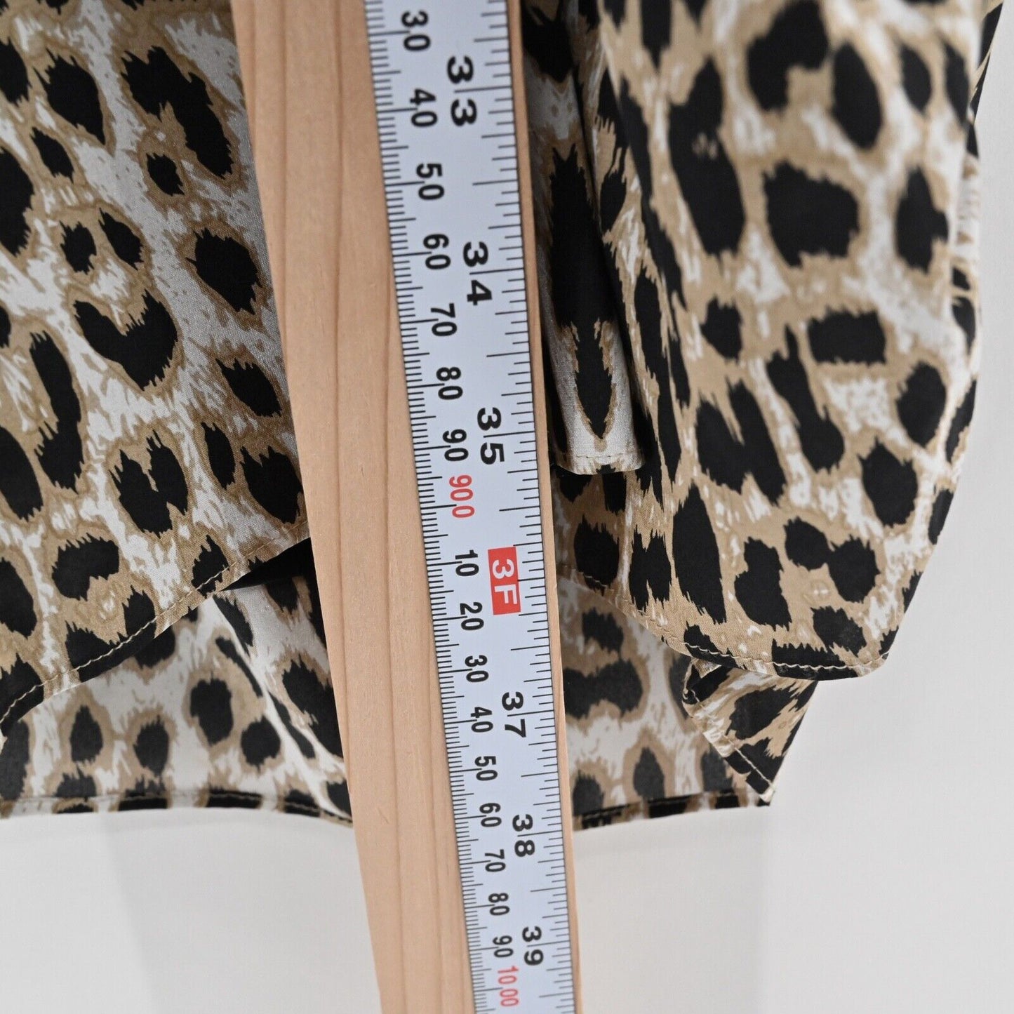 ALICE OLIVIA Dress Size S Leopard Print Silk Blend High Neck Halter Mini Shift