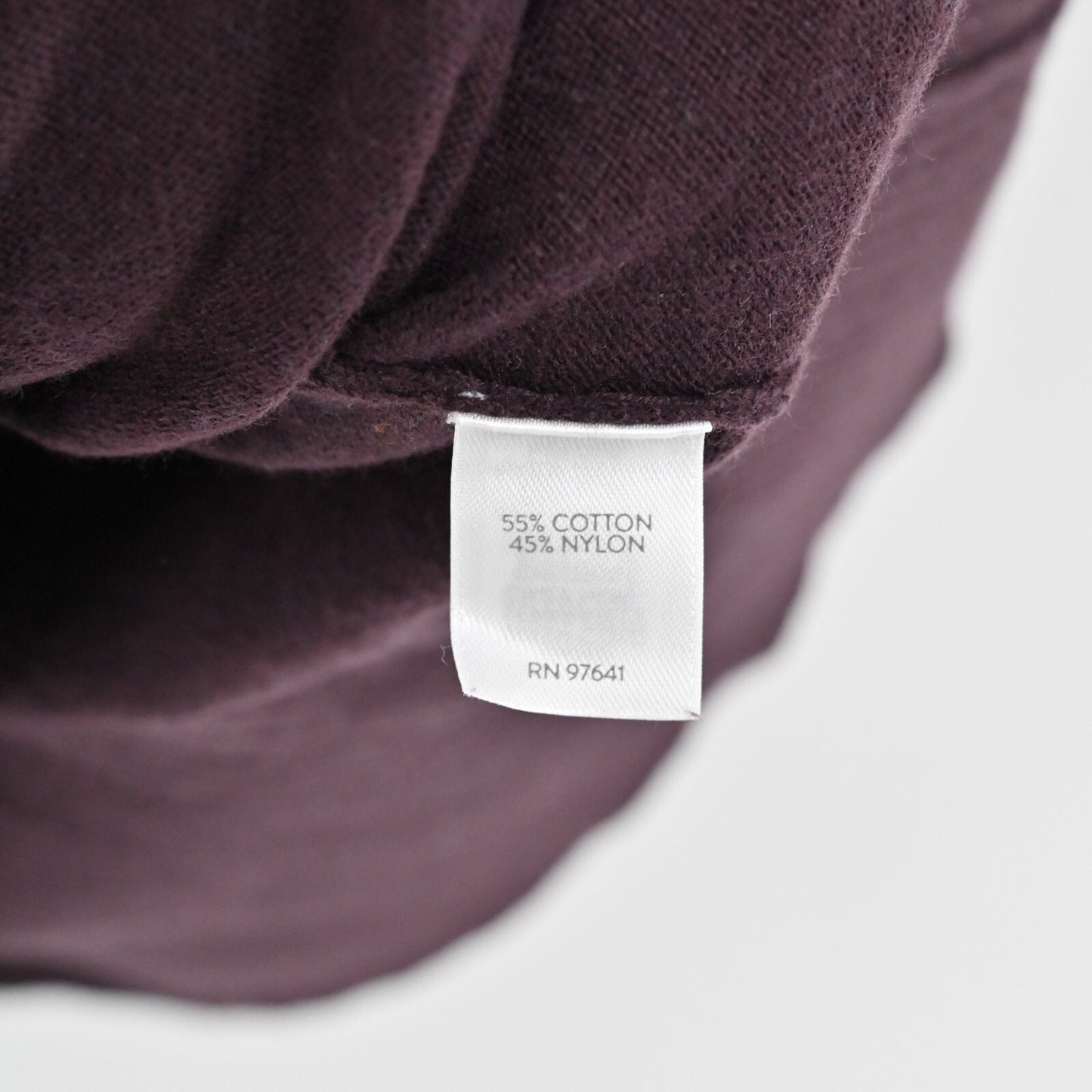 J JILL Sweater Dress Size M Merlot Knit Long Sleeve Shift Knee Length Casual