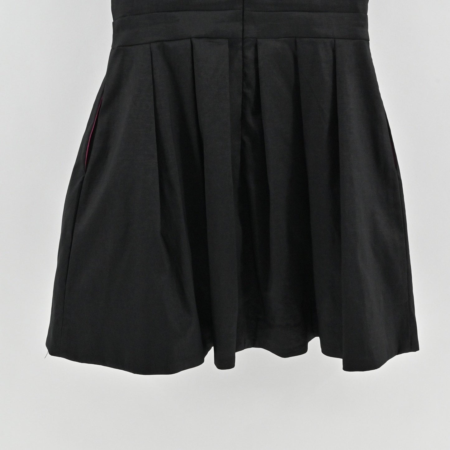 Betsy Adam Fit Flare Dress Size 12 Black Embellished Whimsigoth Cocktail Party