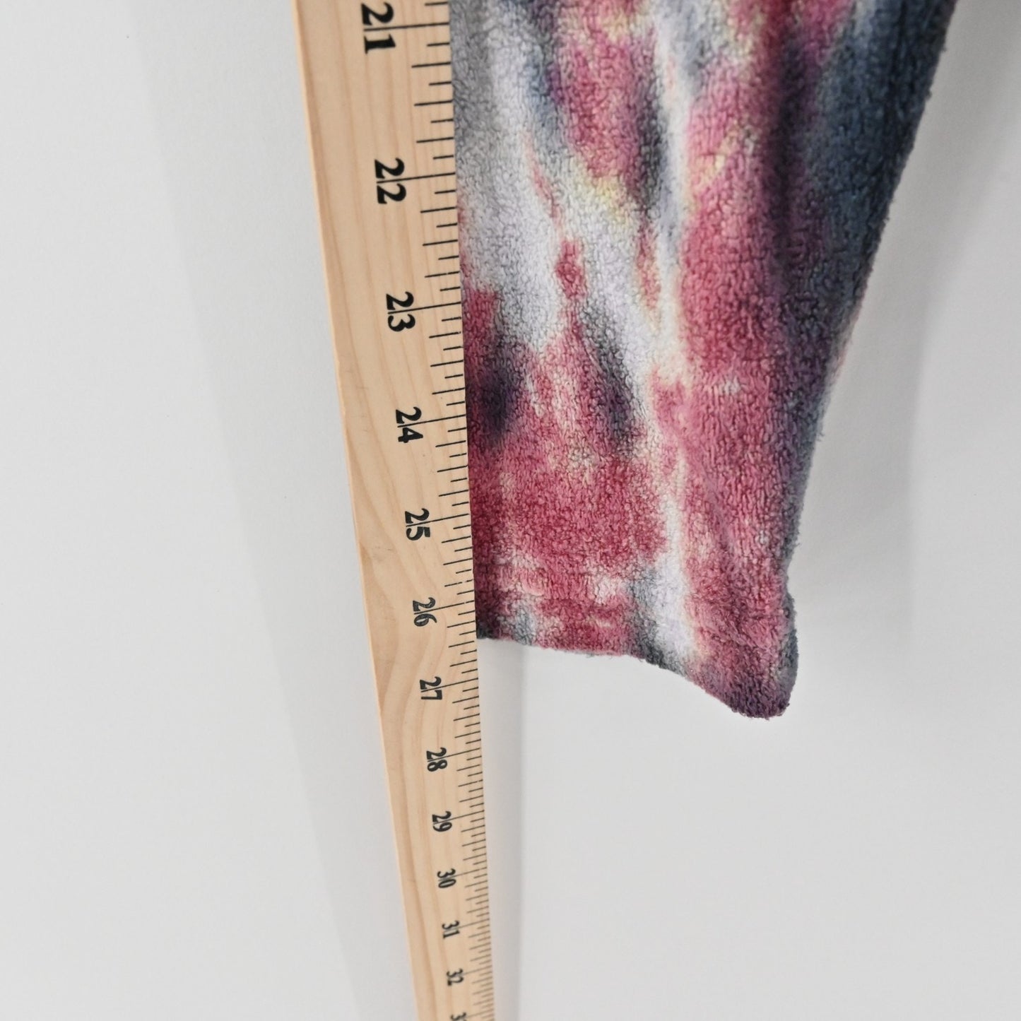 Vtg Y2k Hard Tail Womens Tie Dye Top Size M French Terry Long Sleeve VNeck Logo