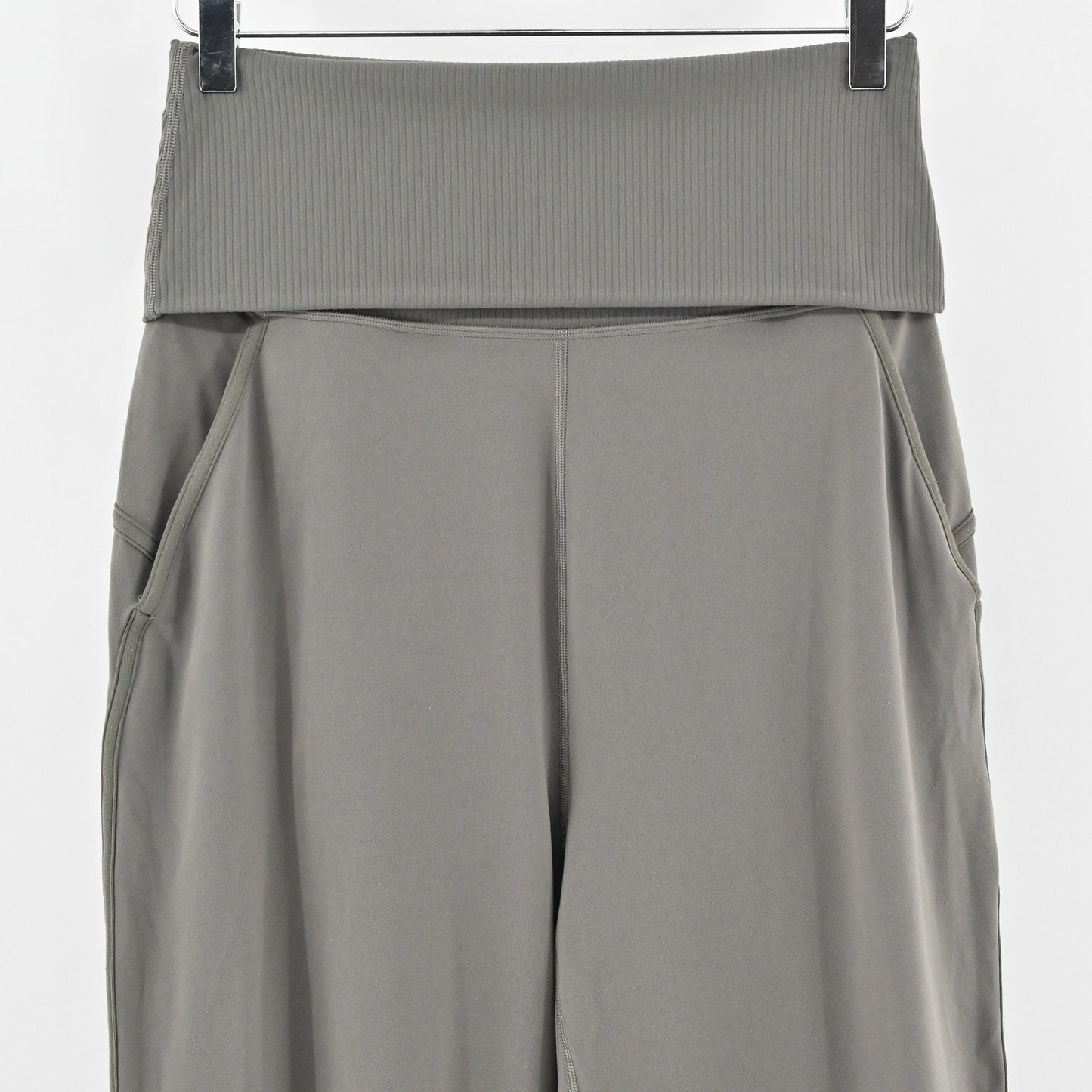 Lululemon Womens Align Rib Waist Jogger 6 Green Tapered Pants Lounge Activewear