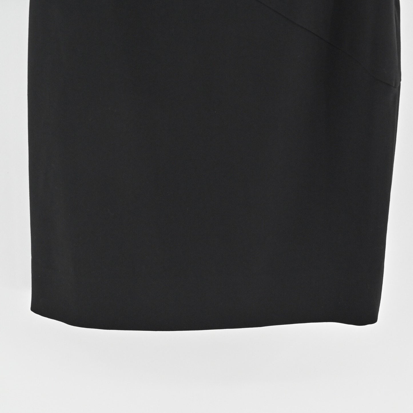 DIANE VON FURSTENBERG Bevin Sheath Dress Sz 12 Black VNeck 3/4 Sleeve Ruched NEW