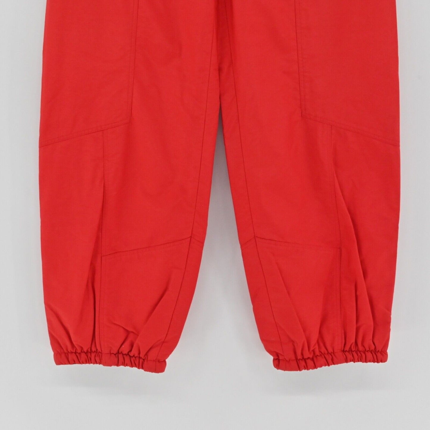 Vtg BOGNER Pants Womens Sz 8 Red Cotton Blend High Rise Tapered Snow Ski USA 80s