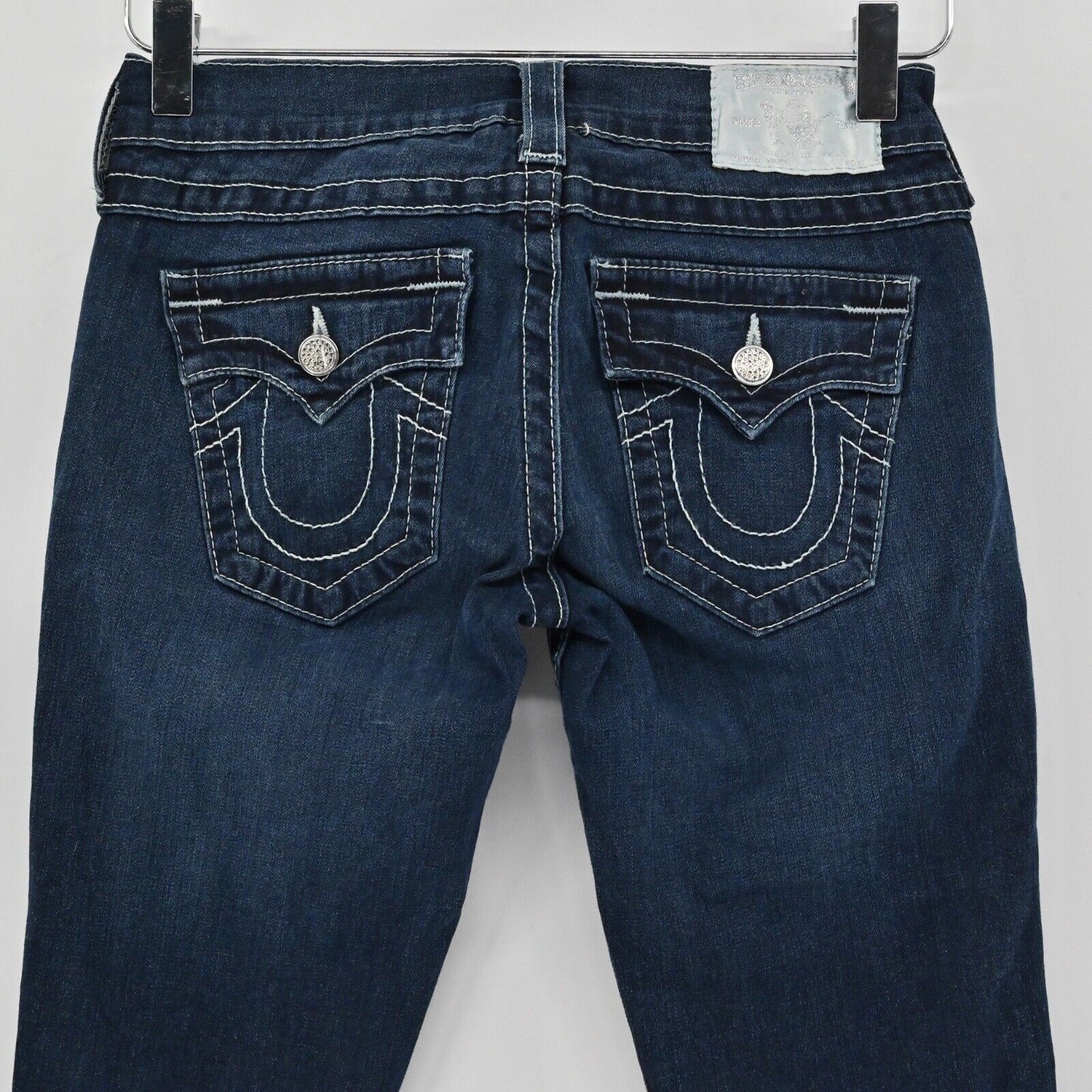 TRUE RELIGION Jeans Womens Size 25 Misty Skinny Low Rise Dark Wash Stretch USA