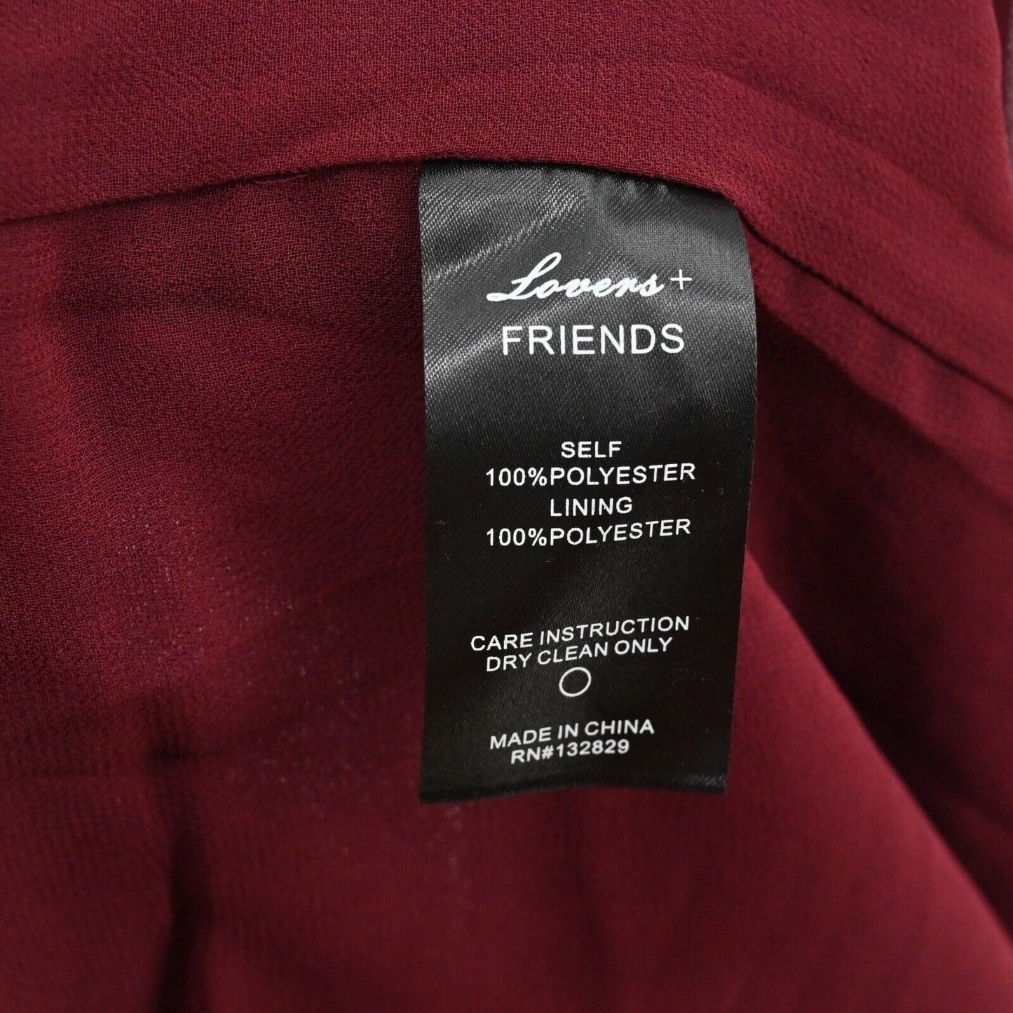 LOVERS FRIENDS Skirt Womens Size M Lisa Velvet Maroon Ruffle Holiday Party NEW