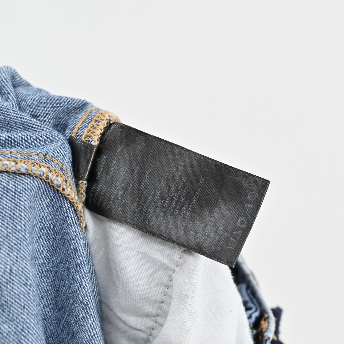 URBAN OUTFITTERS Byron Spliced Jogger Jeans Womens Size S BDG Two Tone Blue