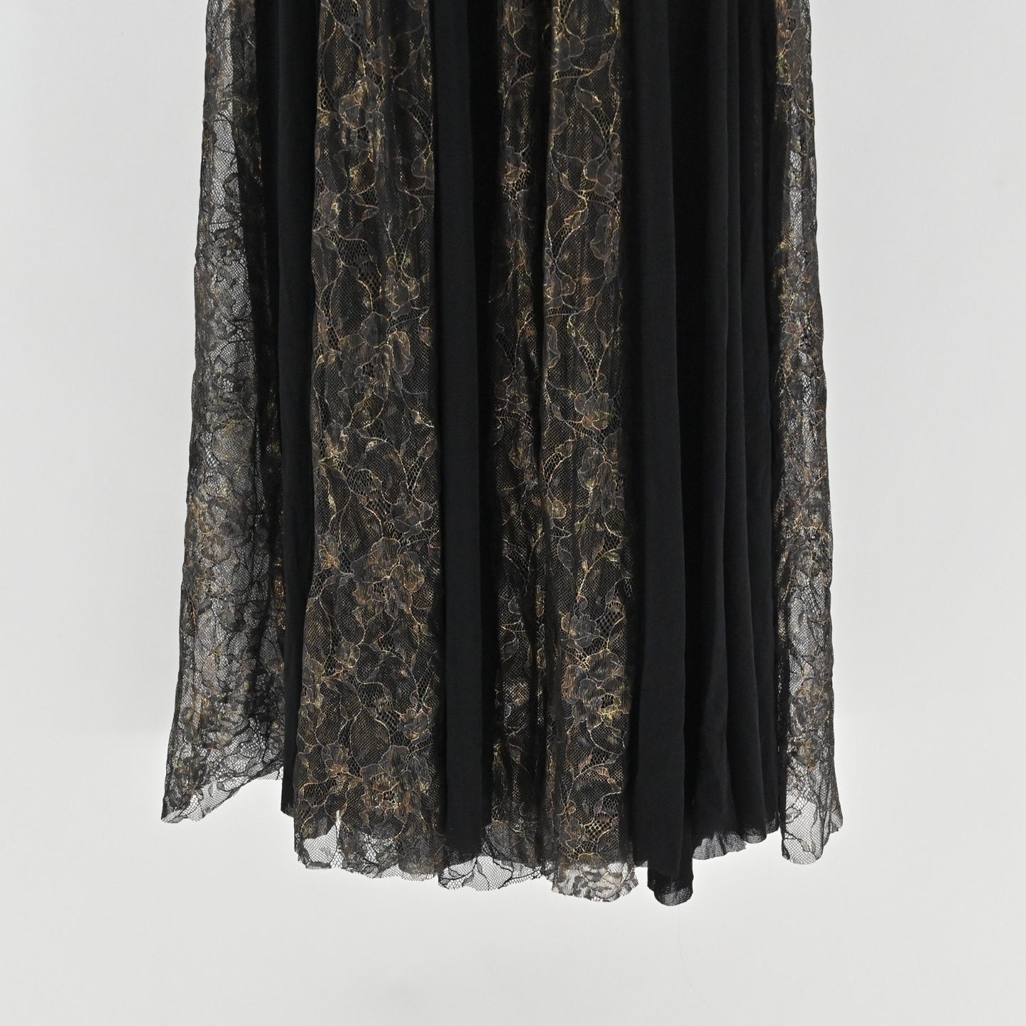 Carella Whimsigoth Gown Sz 8 Metallic Lace Grunge Halter Peplum Sleeveless Dress