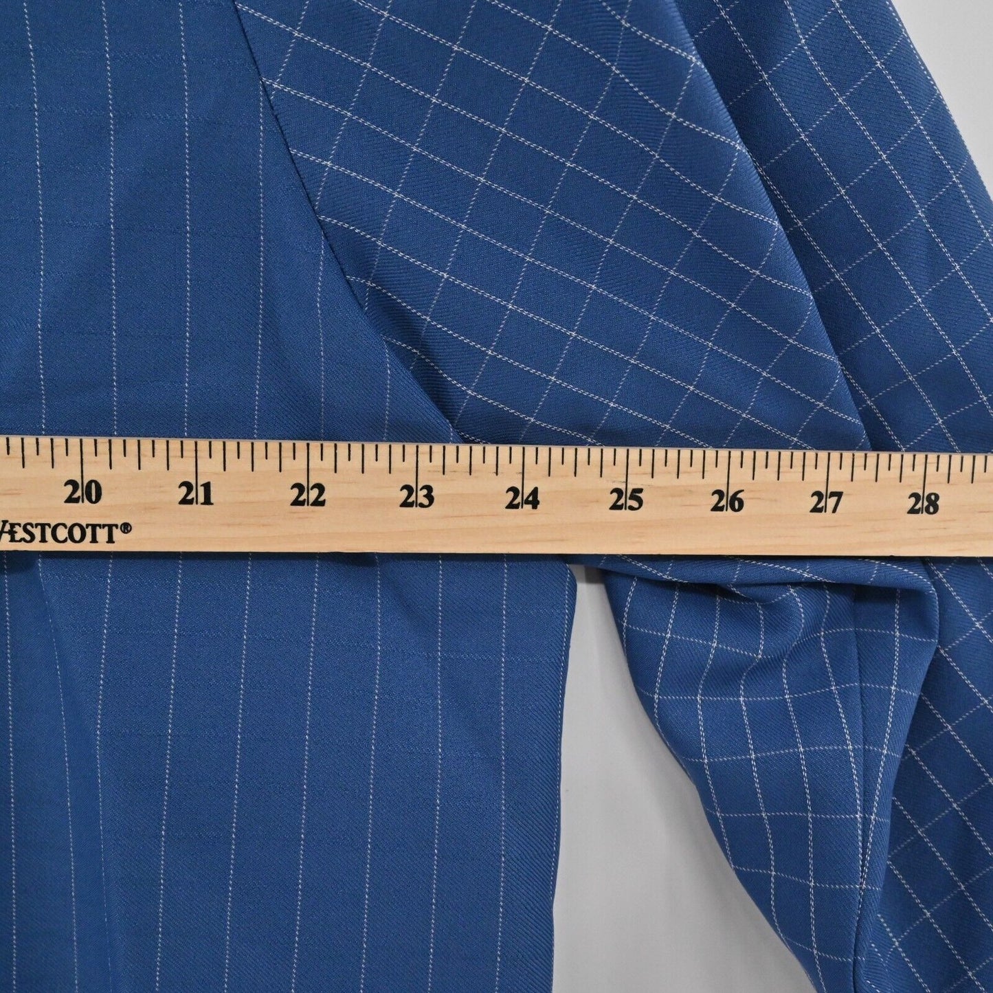 EMMELLE Top Womens Size L Blue Pinstripe Long Sleeve Oversized Button Up Shirt