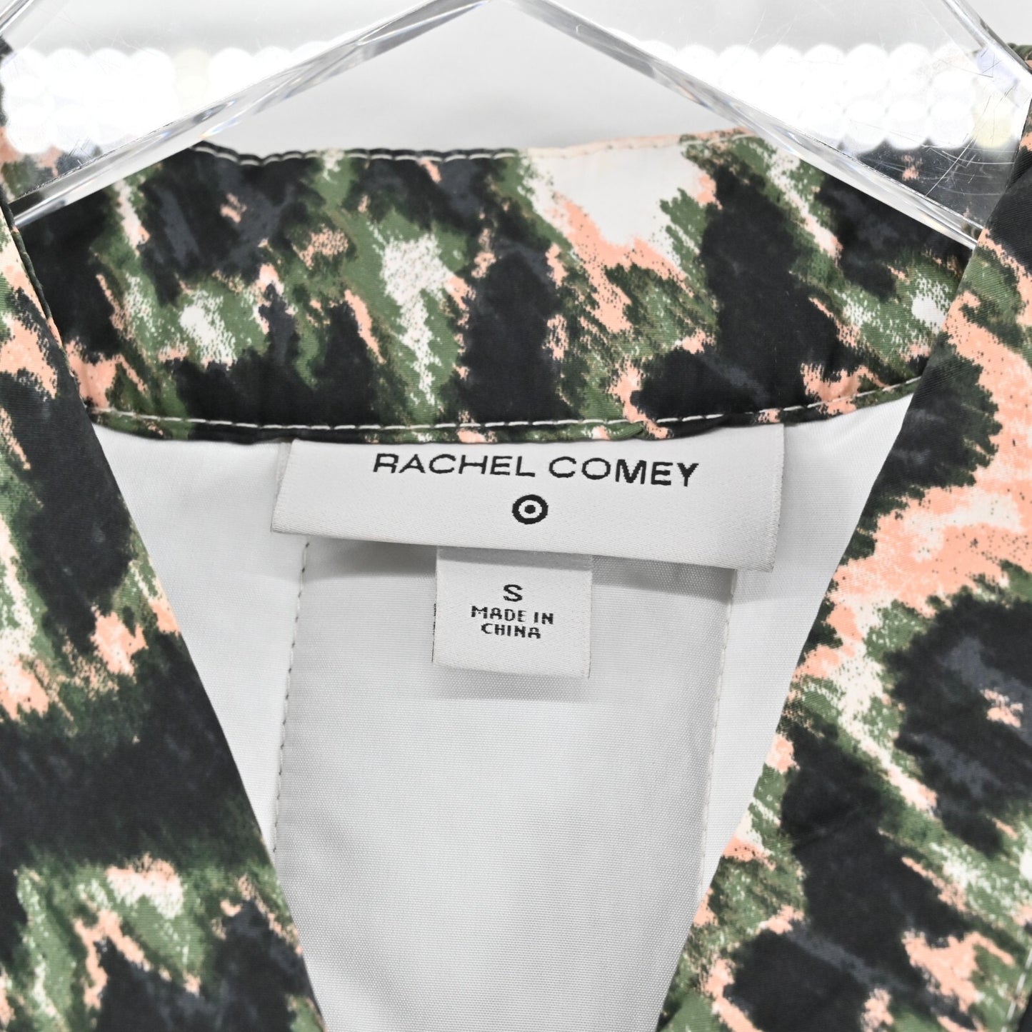 RACHEL COMEY x Target Jacket Womens Size S Quilted Button Front Multi Print