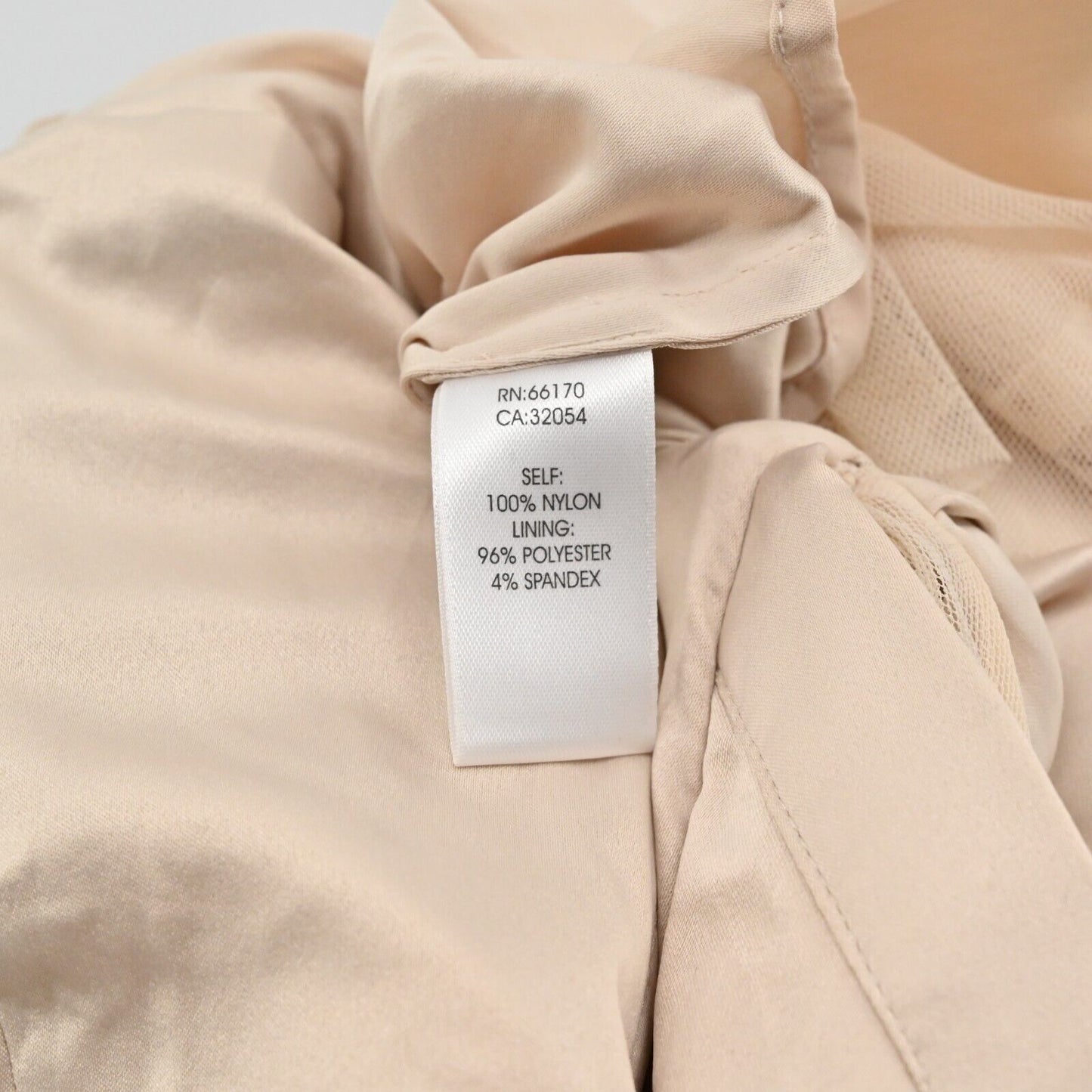 ANTHROPOLOGIE Dress Womens Size 0 Hitherto BHLDN Edith Gown Beige Ruched Maxi