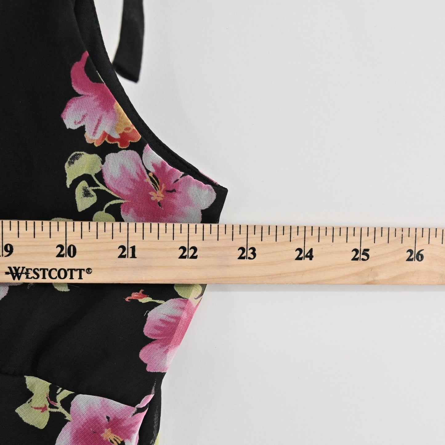 Vtg New York & Co Floral Midi Dress Size 14 Whimsigoth Fairygrunge Dark Romantic