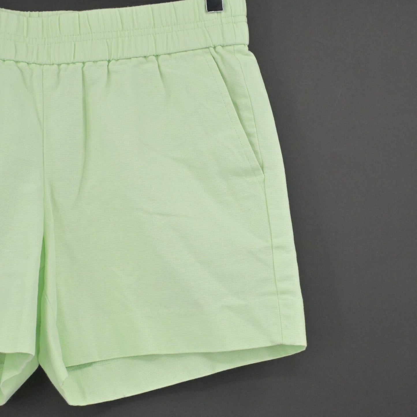 J CREW Shorts Womens Size 4 Boardwalk Pull On Green Pastel Preppy Casual Coastal