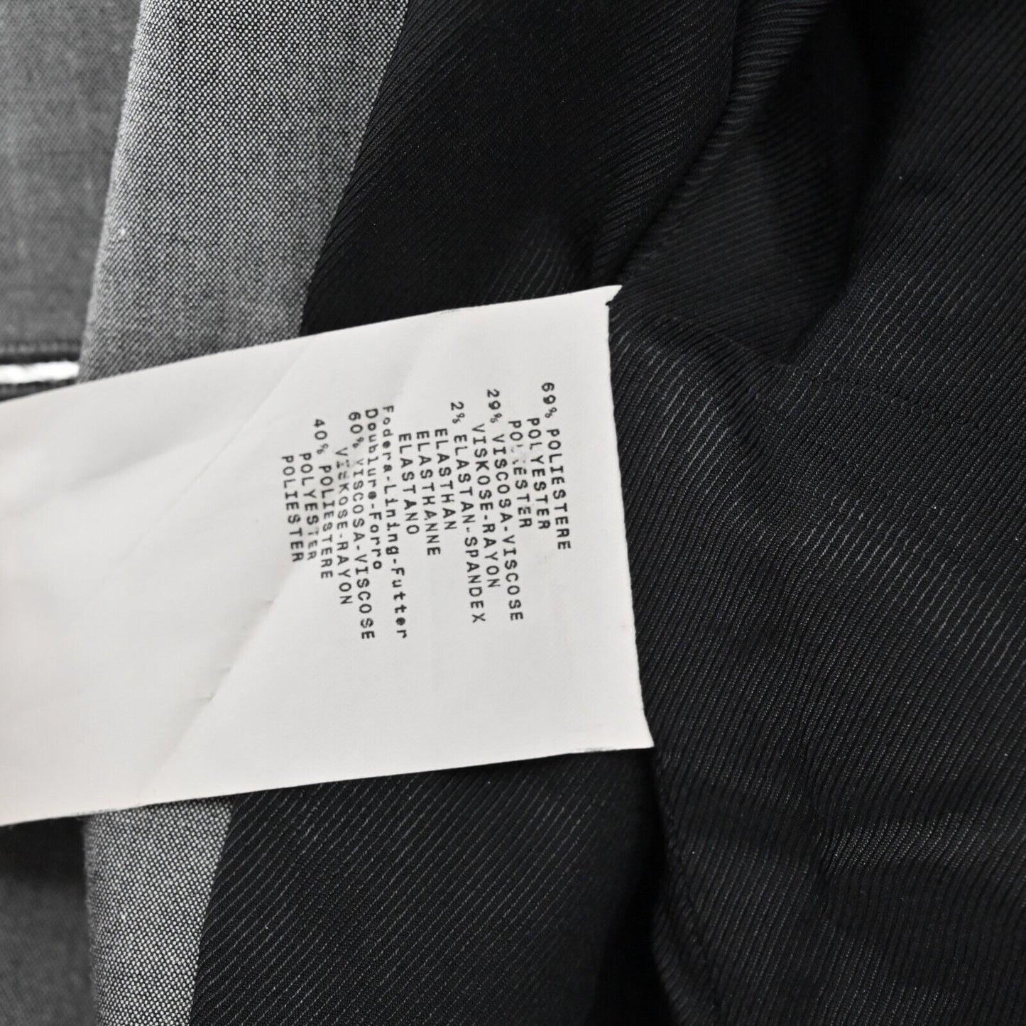 EMPORIO ARMANI Blazer Womens Size 40 Gray Single Breasted Button Front Jacket