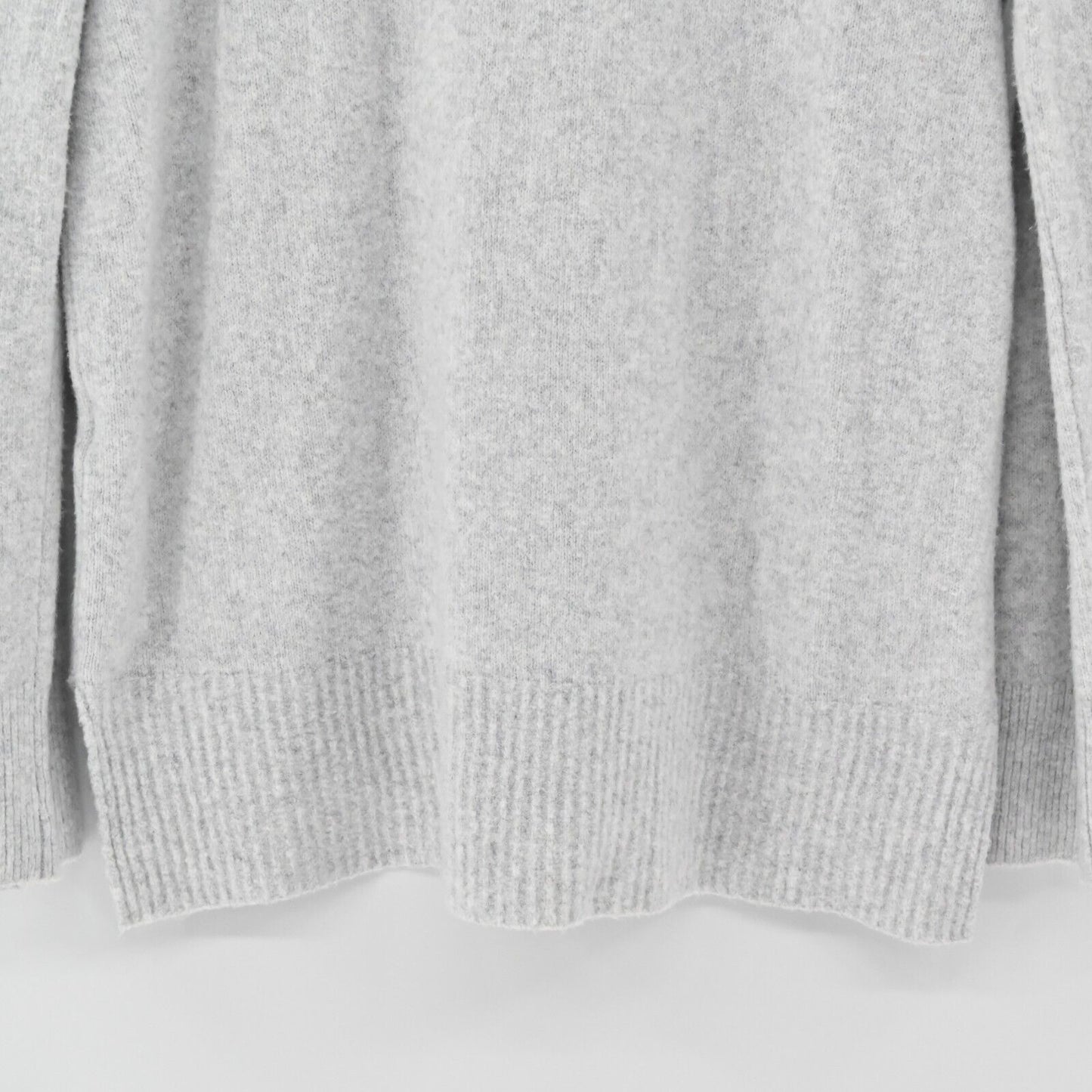 ABERCROMBIE FITCH Sweater Womens XS Grey Classic Mock Neck Knit Cozy Capsule