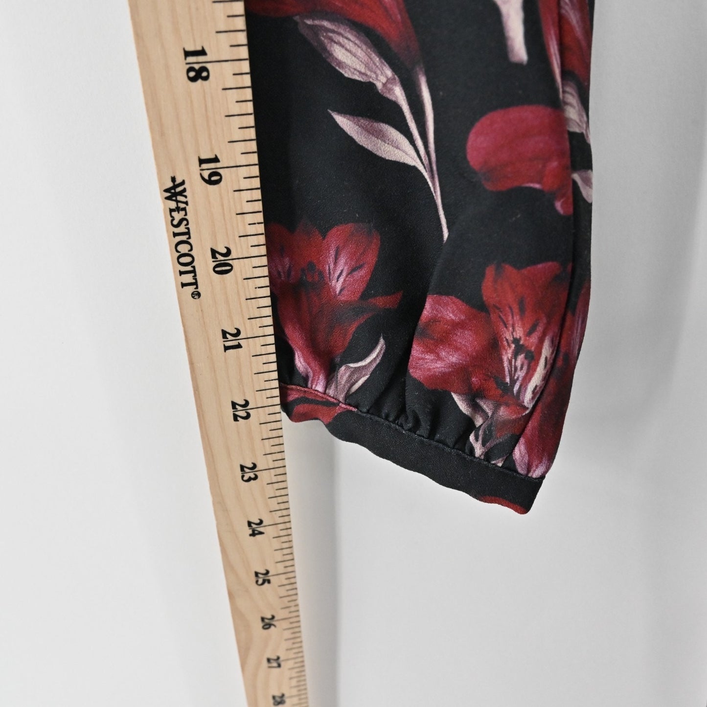 SLATE WILLOW Womens Anissa Wrap Dress Size XS Floral Colorblock Elegant Cocktail