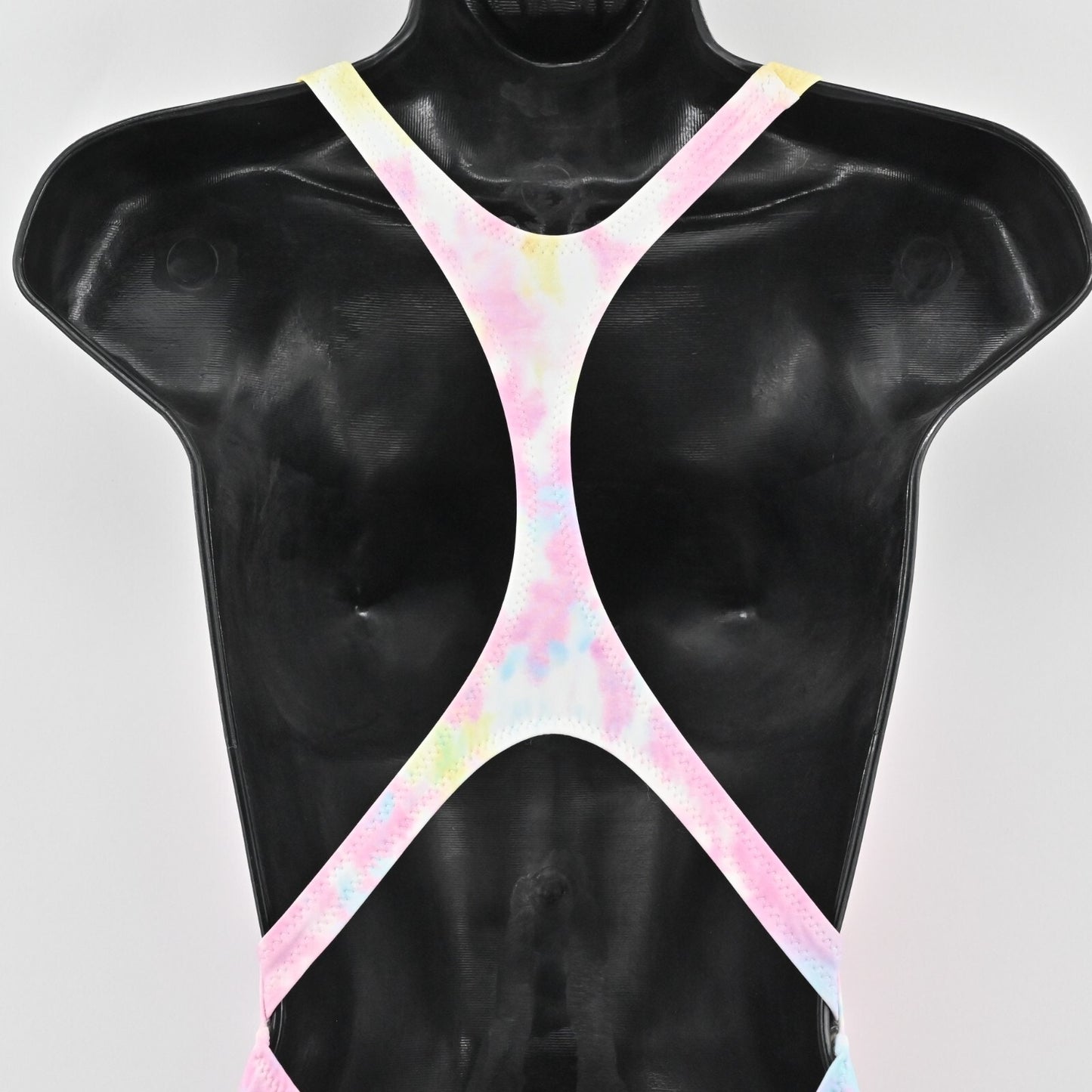 SOLID STRIPED x REDONE Swimsuit Womens Sz XS The Vince One Piece Cutout Tie Dye