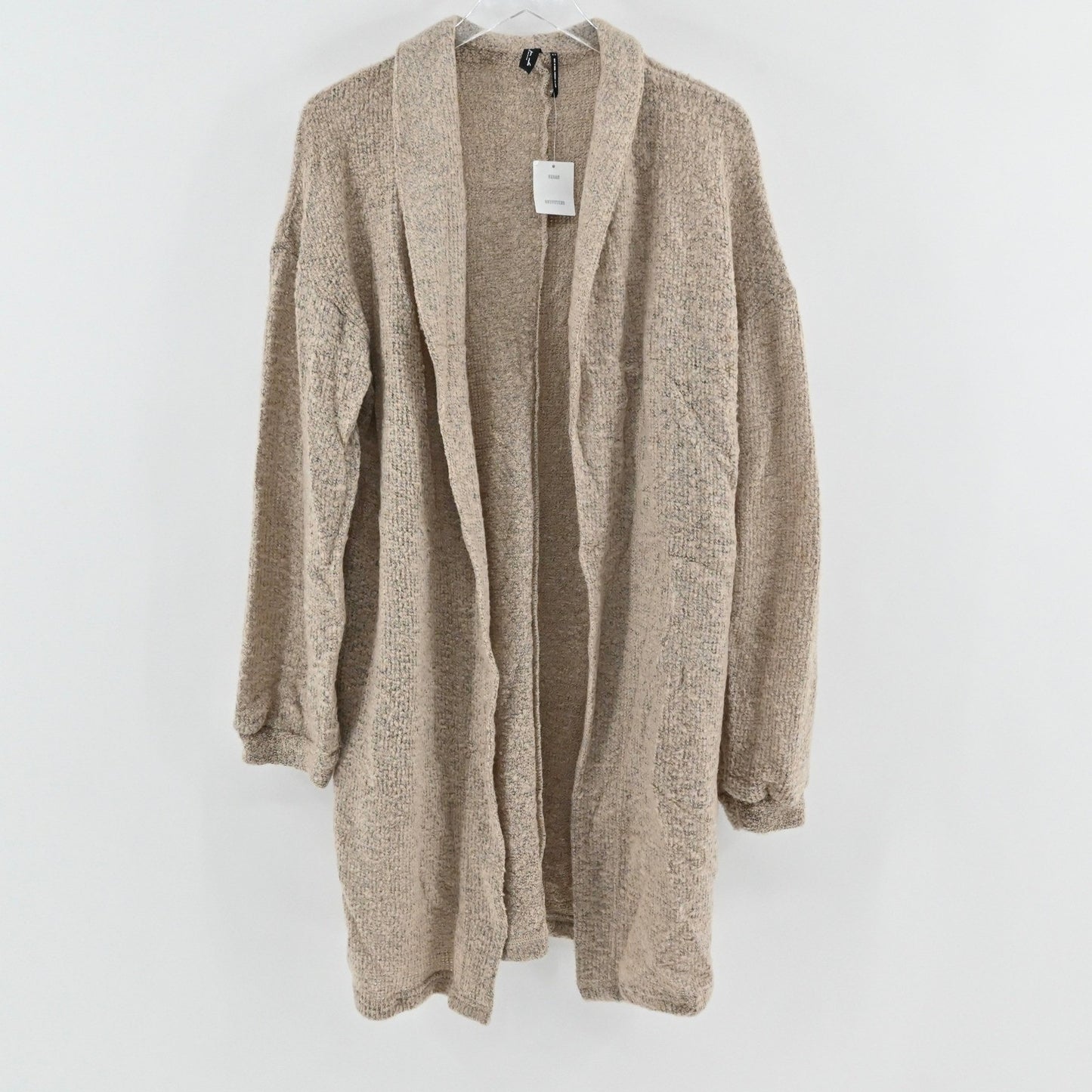 Urban Outfitters Womens Chunky Knit Cardigan Sz M Tan Minimalist Out From Under