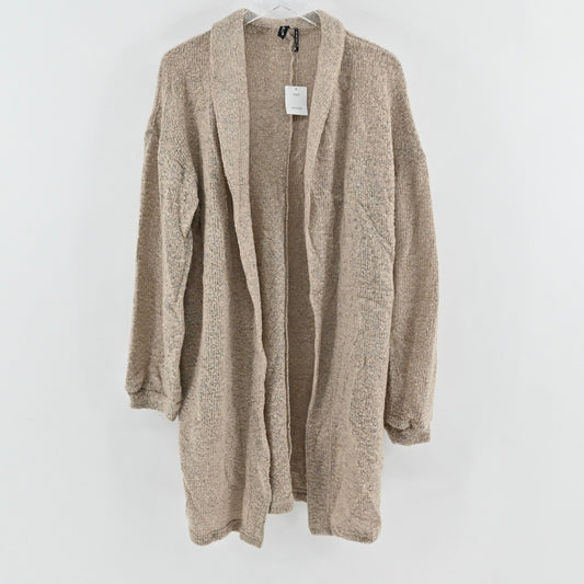 Urban Outfitters Womens Chunky Knit Cardigan Sz M Tan Minimalist Out From Under