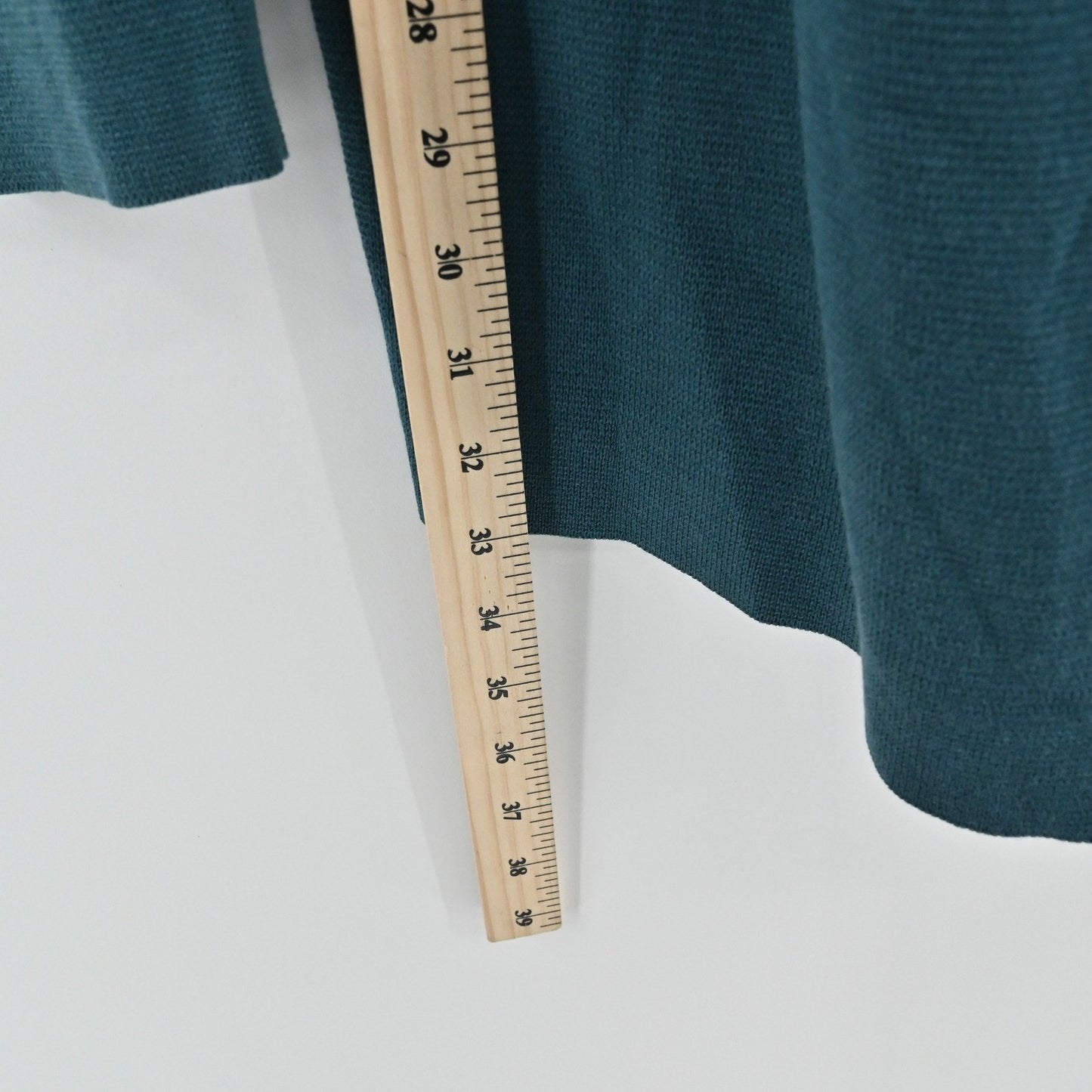 Eileen Fisher Womens Silk Cardigan Size XS Teal Blue Long Open Front Sweater
