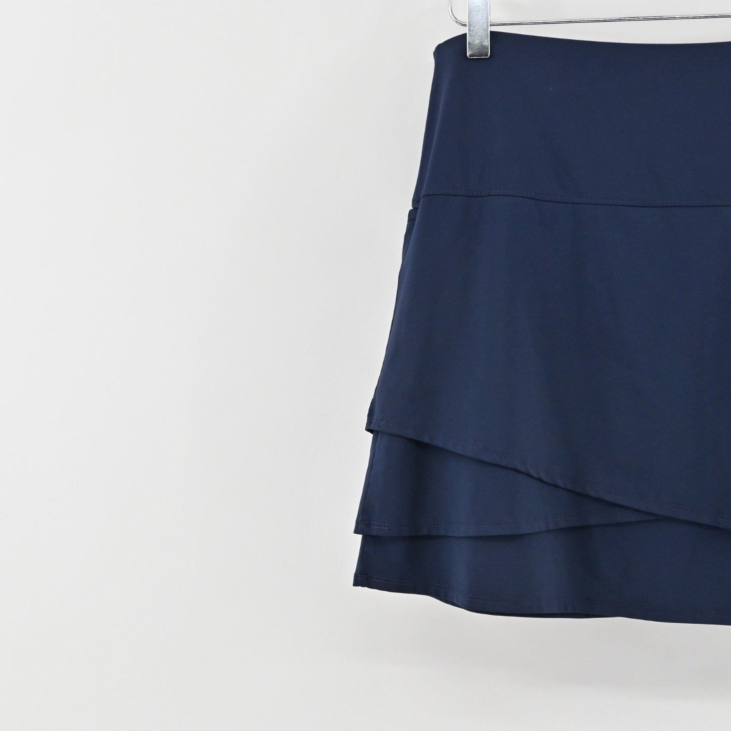 Lucky in Love Scallop Short Golf Skort Size L Navy Tennis Athletic Pickle Ball