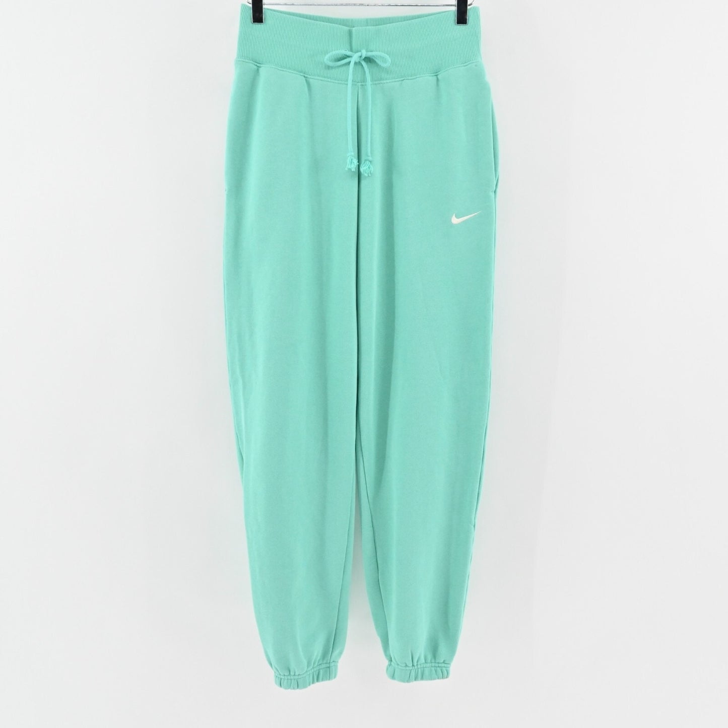NIKE Womens Mint Jogger Pants Size XS Icon Clash Easy Fleece Relaxed Swoosh