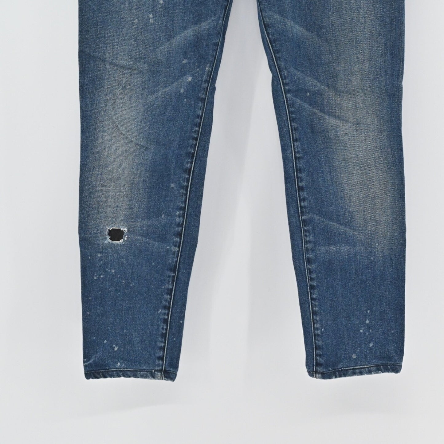 Vtg Y2k DIESEL Womens Low Rise Jeans Size 28 Skinny Bleach Splatter Distressed