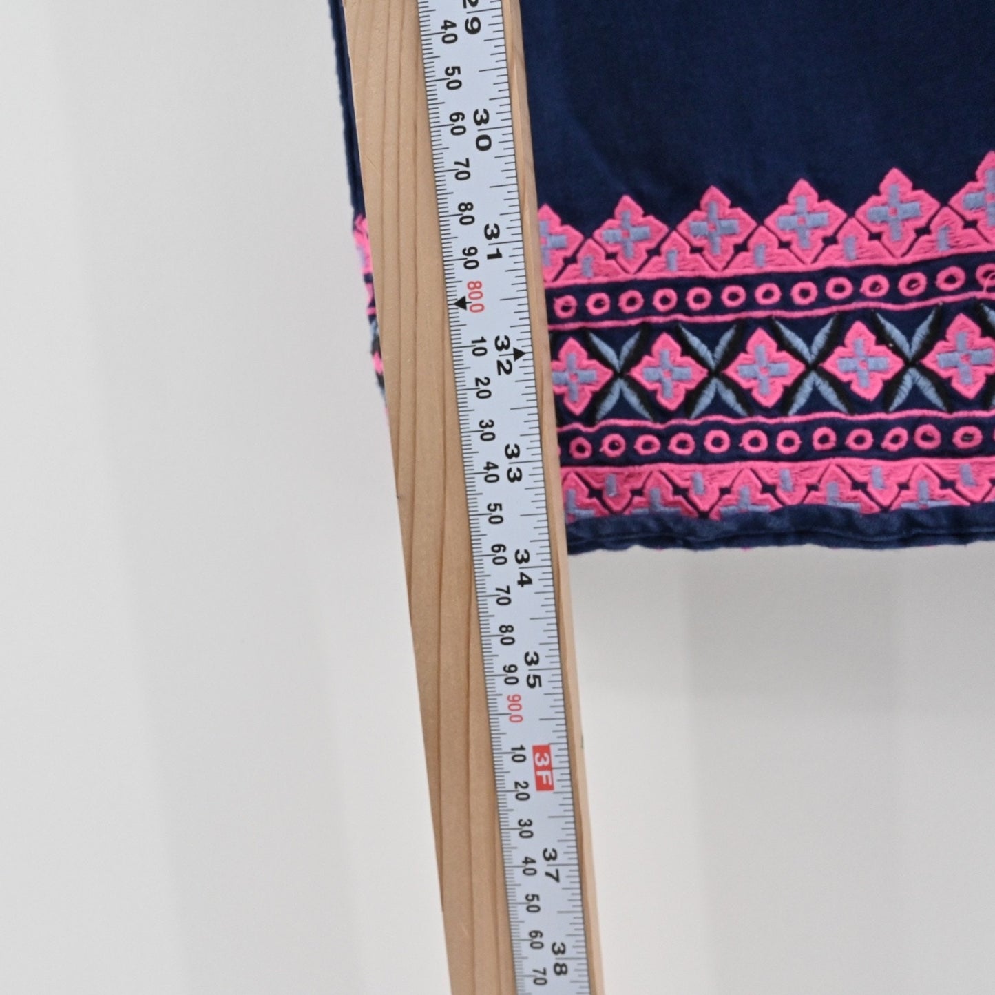 VINEYARD VINES Embroidered Tunic Shift Dress Size 6 Navy Blue Cotton Linen Boho