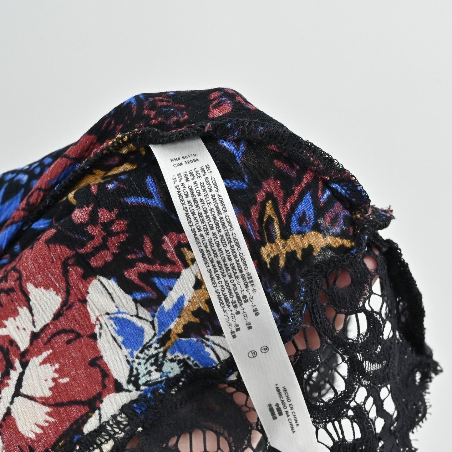 Free People Whos Sorry Now Slip Dress S Lace Trim Floral Print Mini Intimately