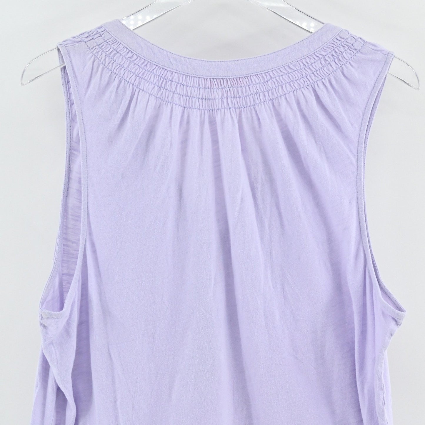 Lilly Pulitzer Womens Essie Tip Size XL Lilac Freesi Lavender Sleeveless Top