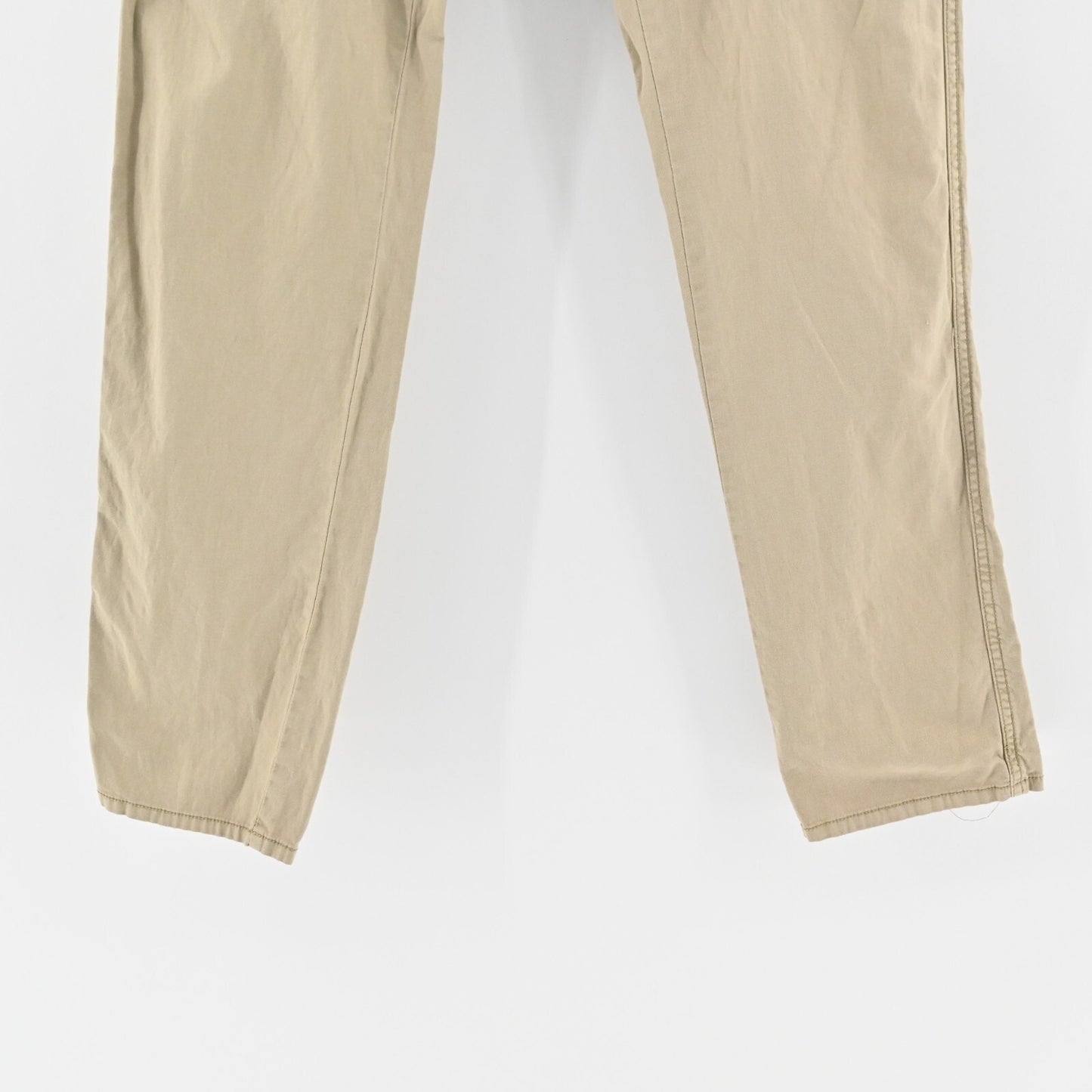 FAHERTY Mens Khaki Pants Size 34 Gorpcore Chino Slim Straight Leg Linen Casual