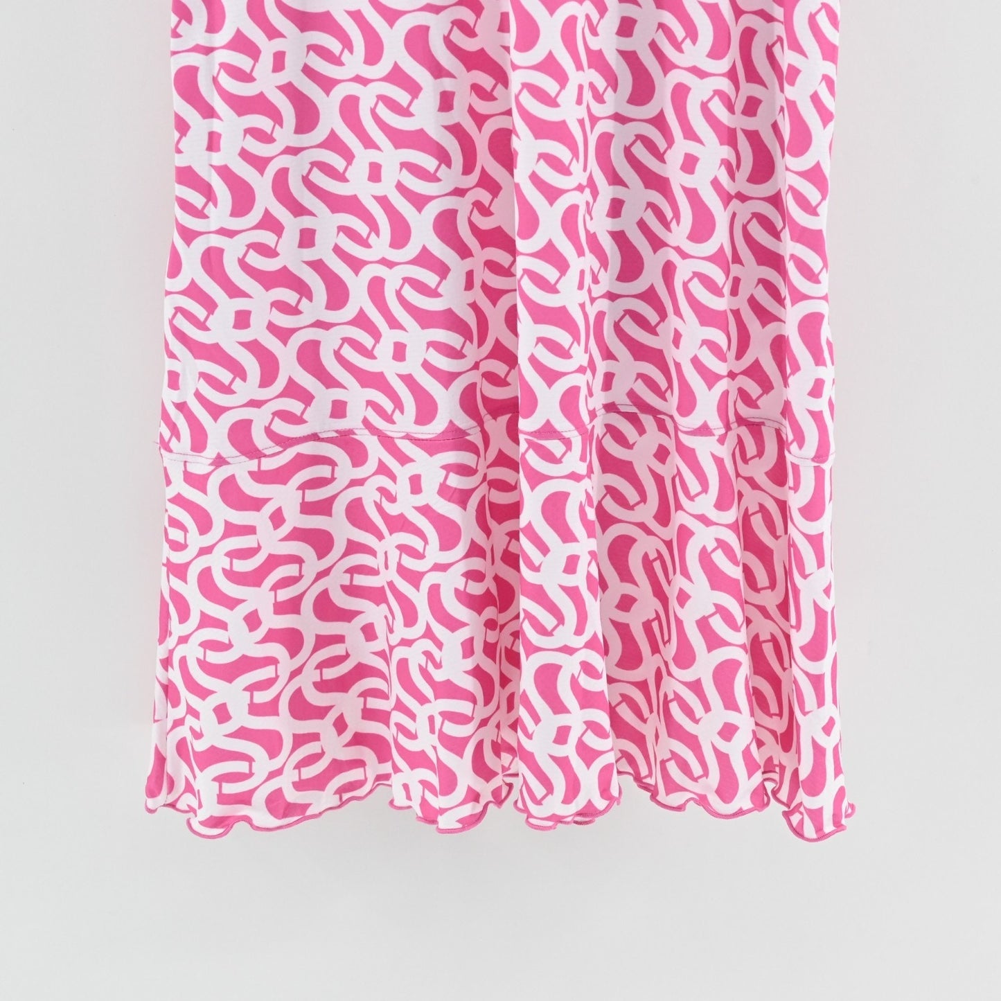 Gottex Studio Geo Pink Sleeveless Dress Size M Athletic Pickleball Tennis Golf