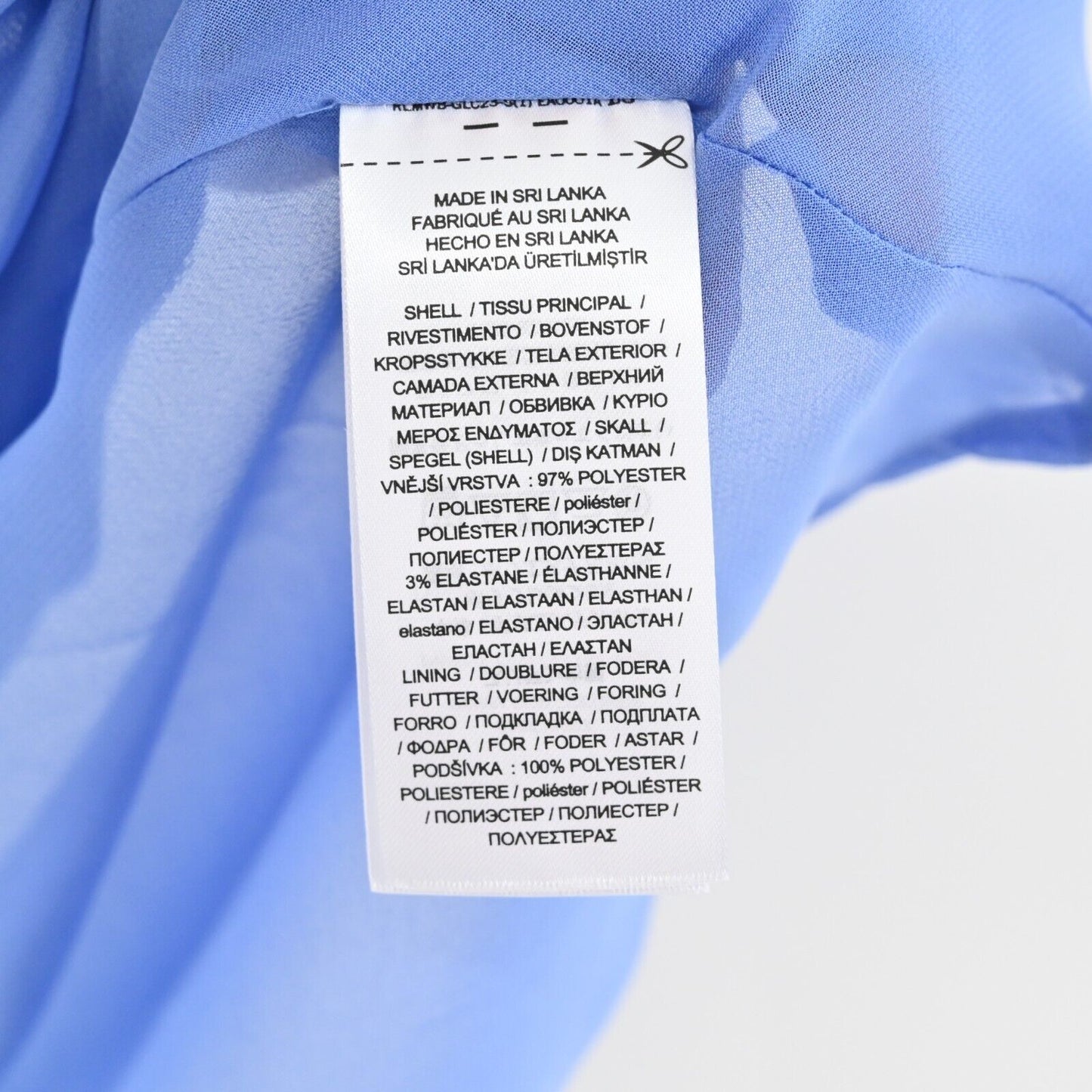 RALPH LAUREN Dress Size 8 Blue Floral Crepe Sleeveless Daisy Belted Summer LRL