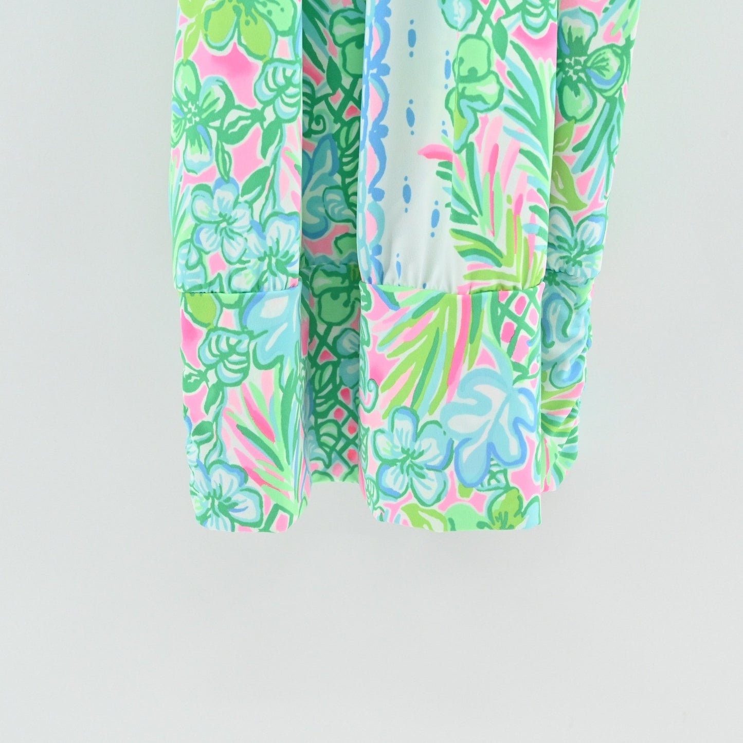 Lilly Pulitzer Bowen Top Size XL Coconut Row Engineered Knit Halter Chain Strap