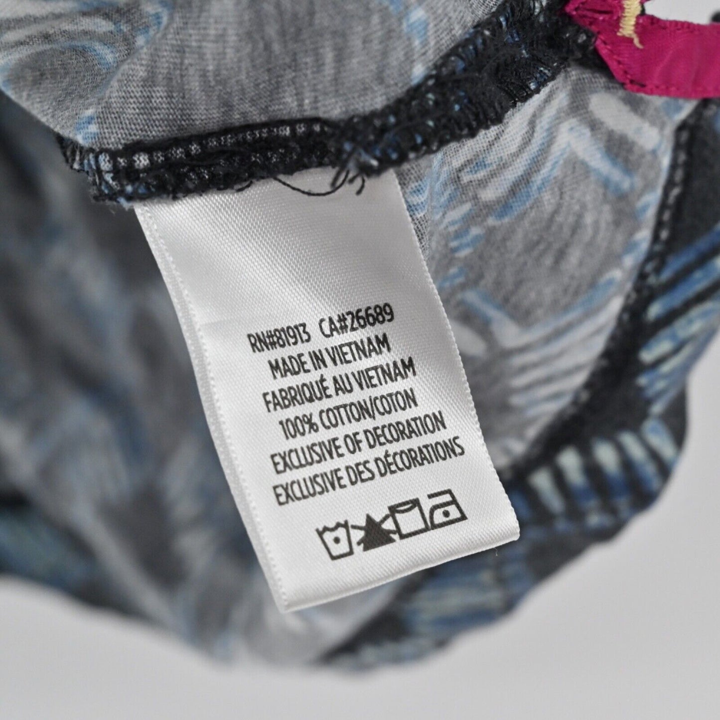 ROBERT GRAHAM T Shirt Mens Size L Blue Geometric Speed Limit Batik Skull Graphic