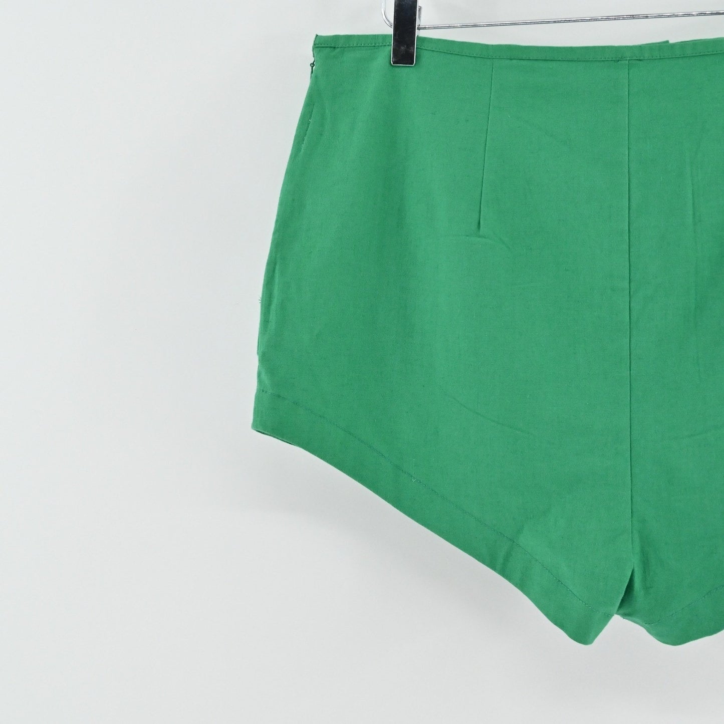 Free People Womens Tabea Shorts Size XL Green Hot Pants Button Boho Festival