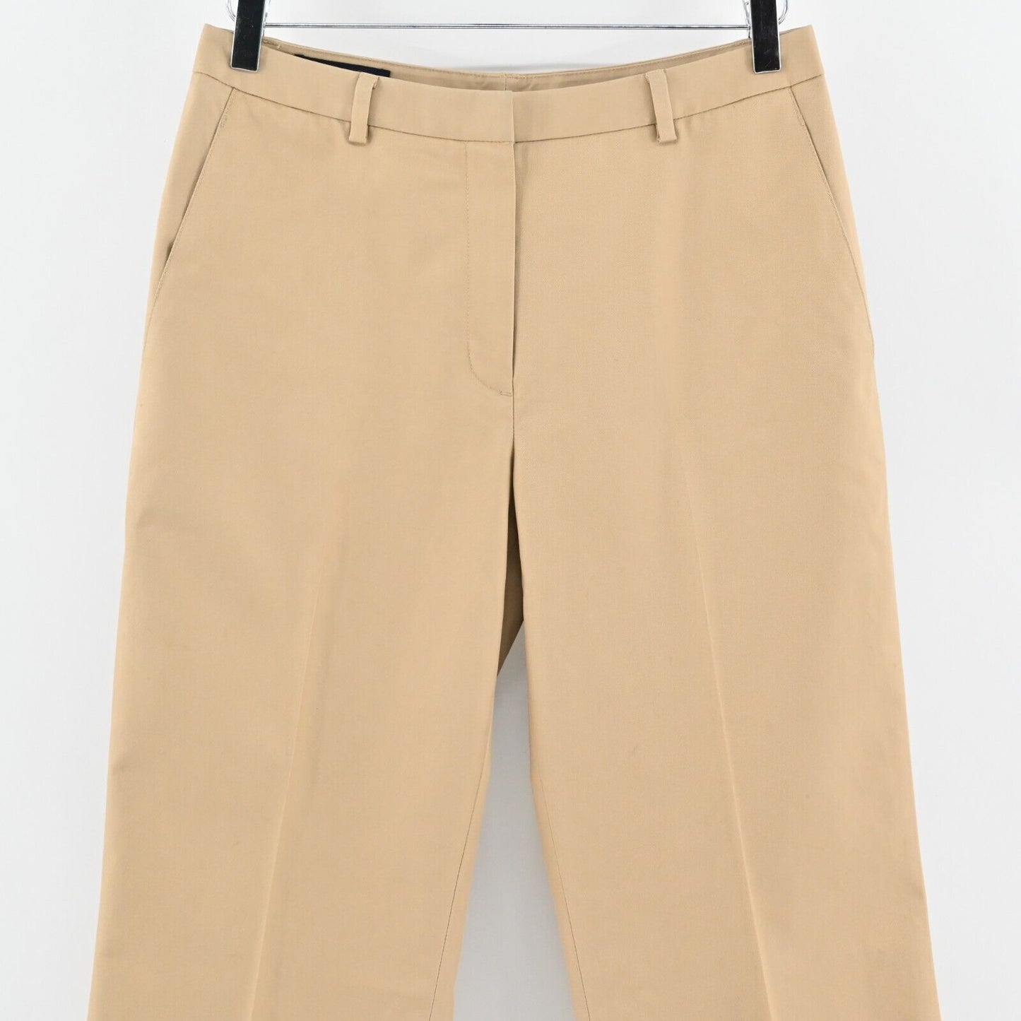 BROOKS BROTHERS Pants Womens Size 8 Wide Leg Advantage Chino Tan High Rise