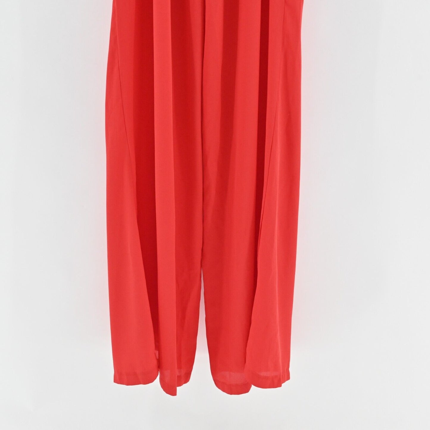 VAVA Jumpsuit Womens Size S Joy Han Red Wide Leg Off Shoulder Floral Embroidered