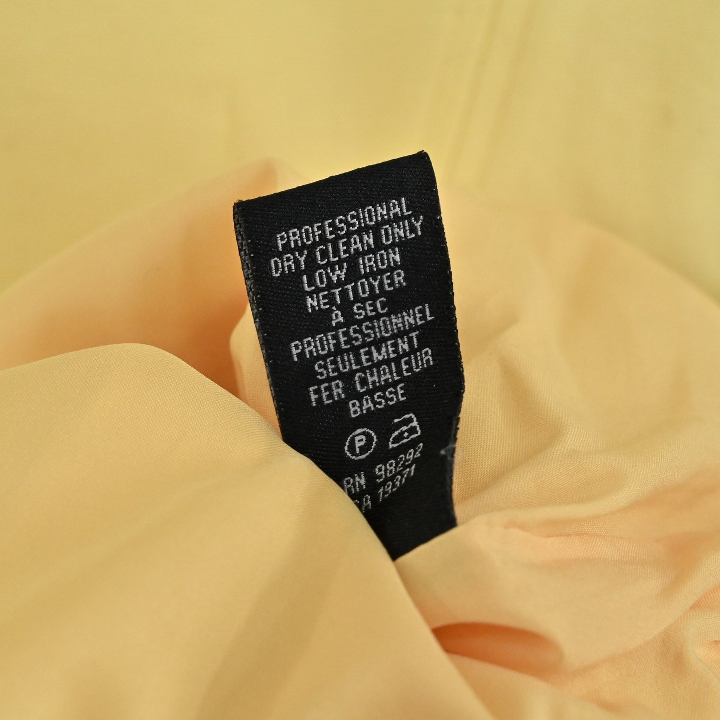 Tibi Yellow Shift Dress Size S Mod Retro Pastel Round Neck Minimalist Modern