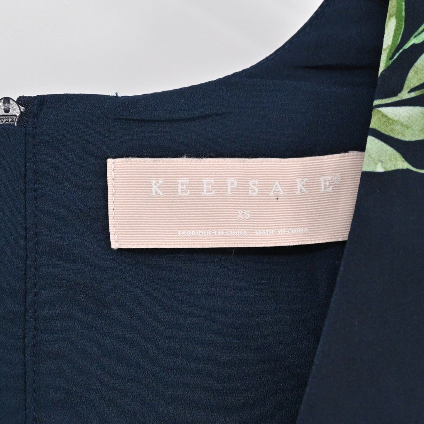 KEEPSAKE Womens Glory Blue Floral Dress Size XS Mini Empire Waist Puff Sleeve