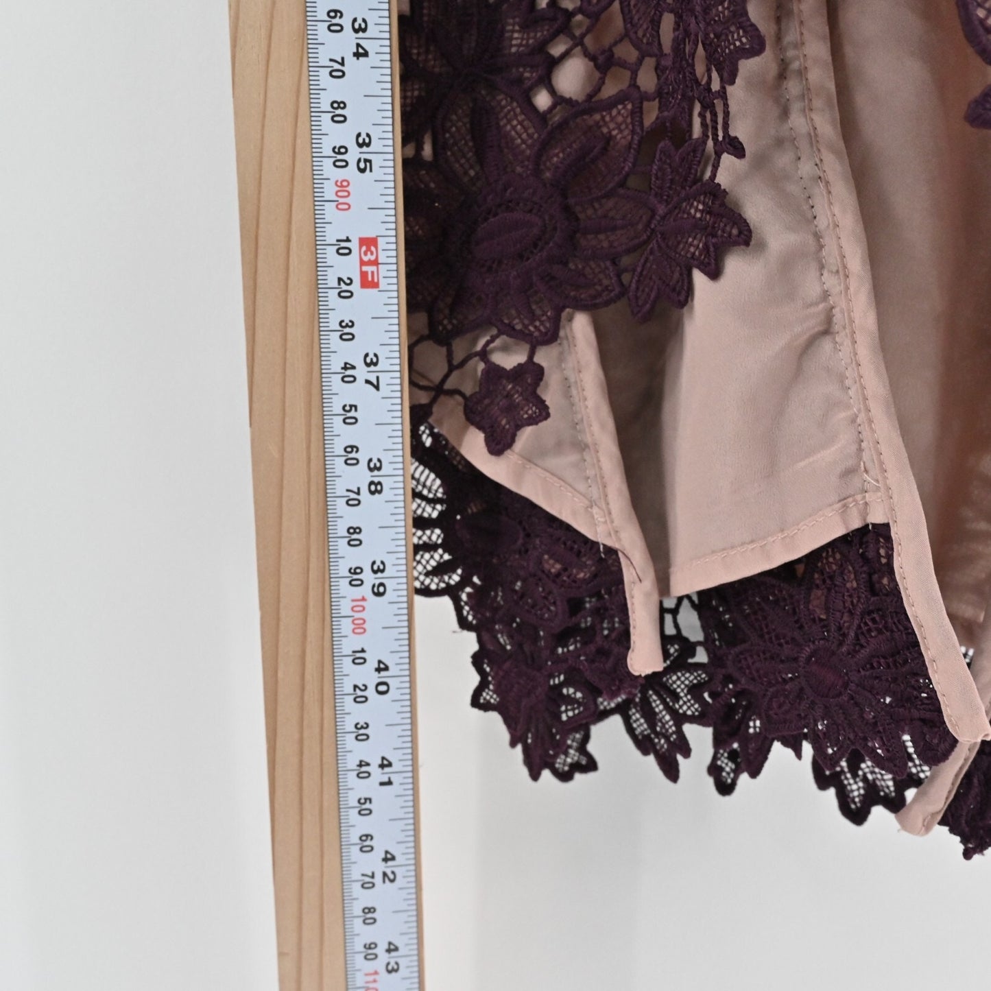 STYLESTALKER Revolve Dress Sz S Plum Rosale Floral Lace Sleeveless Cutout Hi Low