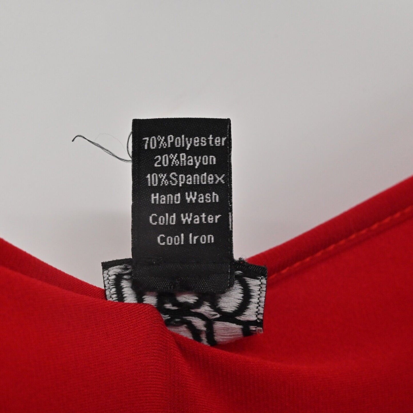 CLARA SUNWOO Dress Womens Size L Red Boat Neck Roll Tab Sleeve Asymmetric Shift