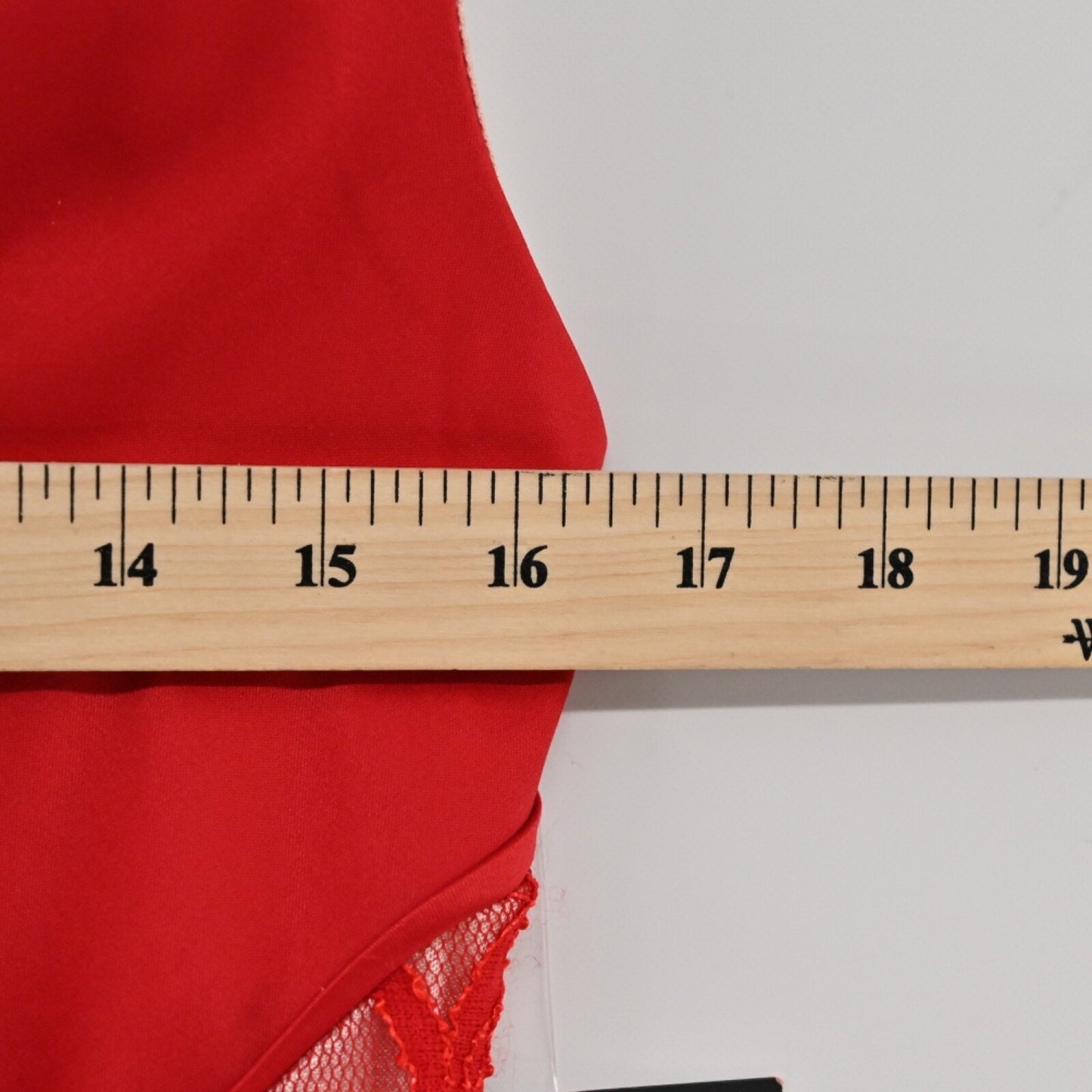 SANGRIA Womens Red Satin Dress Size 2 Lace Inlay Office Siren Cocktail Holiday