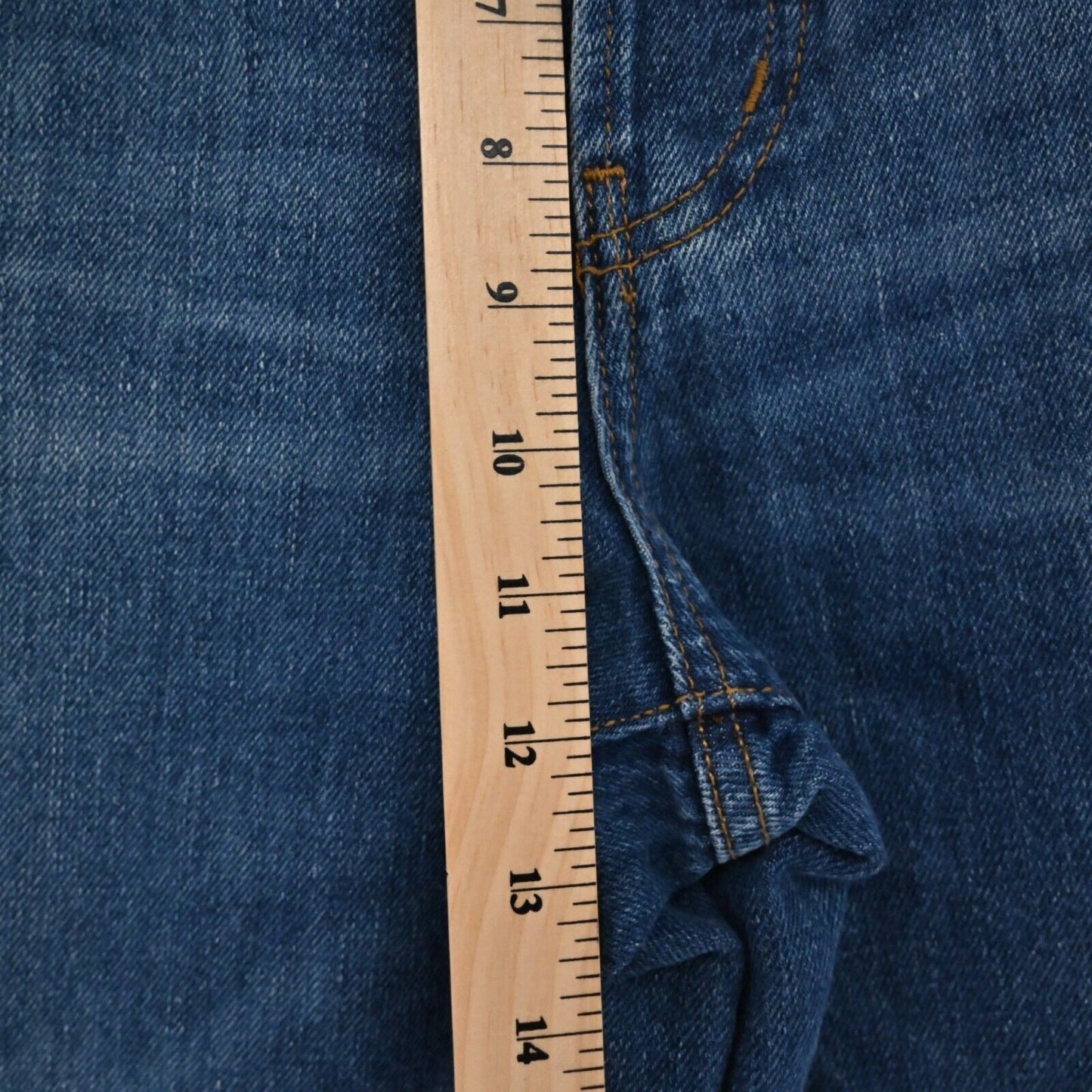 ZARA Jeans Womens Size 8 Wide Leg High Waisted Classic Blue Denim Casual Baggy