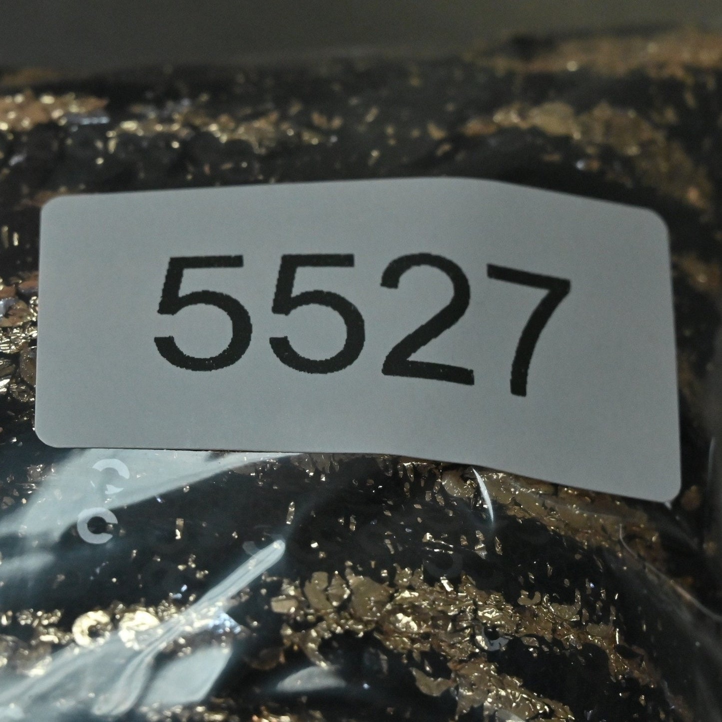 Betsy Adam Sequin Dress Size 8P Black Gold Bell Sleeve Mod Twee Retro Cocktail